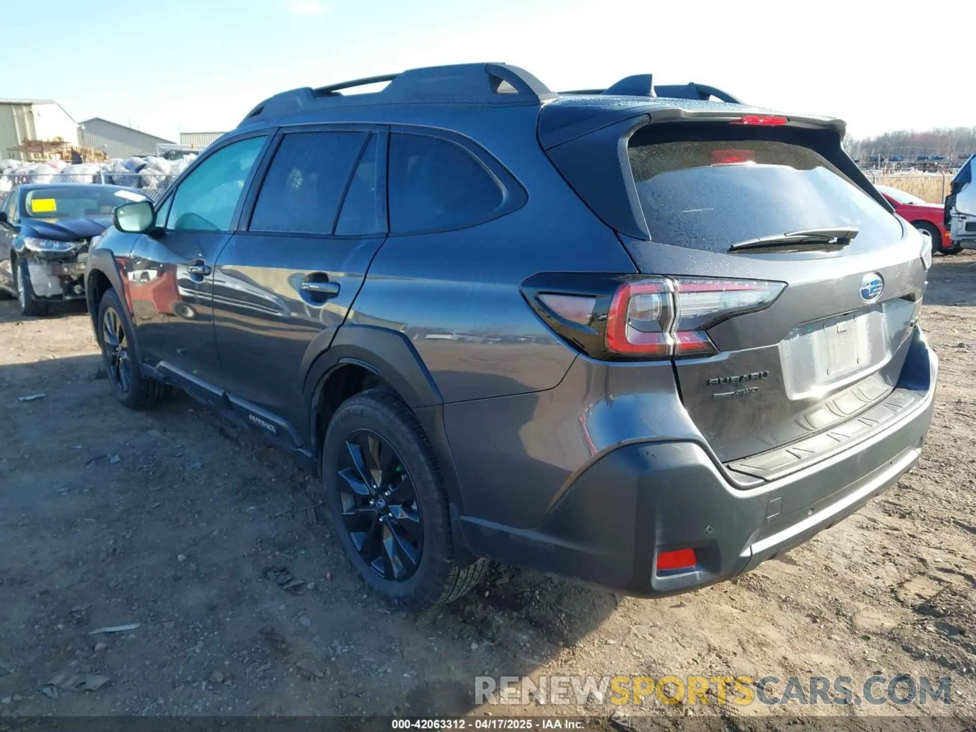 3 fotografías del automóvil dañado 4S4BTGLD8S3148403 SUBARU OUTBACK 2025