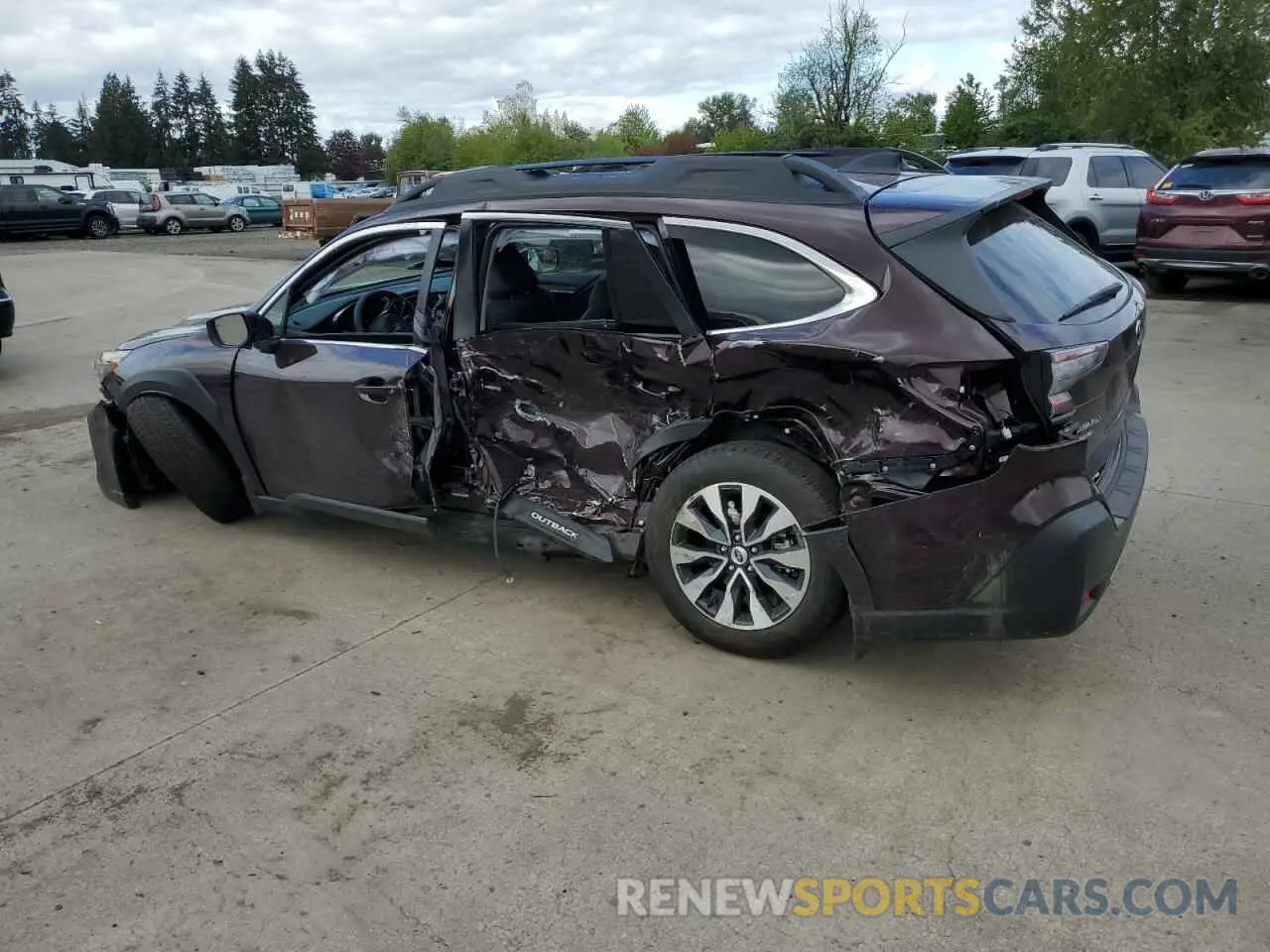 2 fotografías del automóvil dañado 4S4BTGND9S3184579 SUBARU OUTBACK 2025
