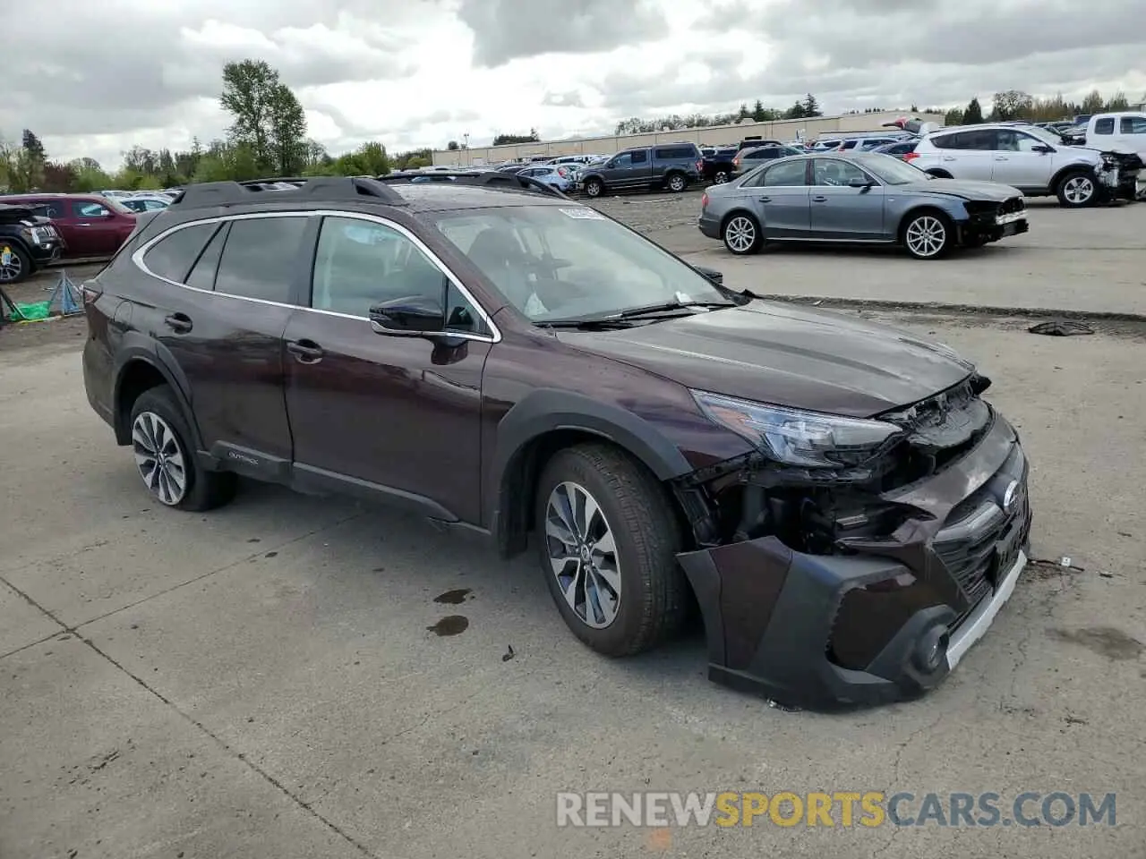 4 fotografías del automóvil dañado 4S4BTGND9S3184579 SUBARU OUTBACK 2025