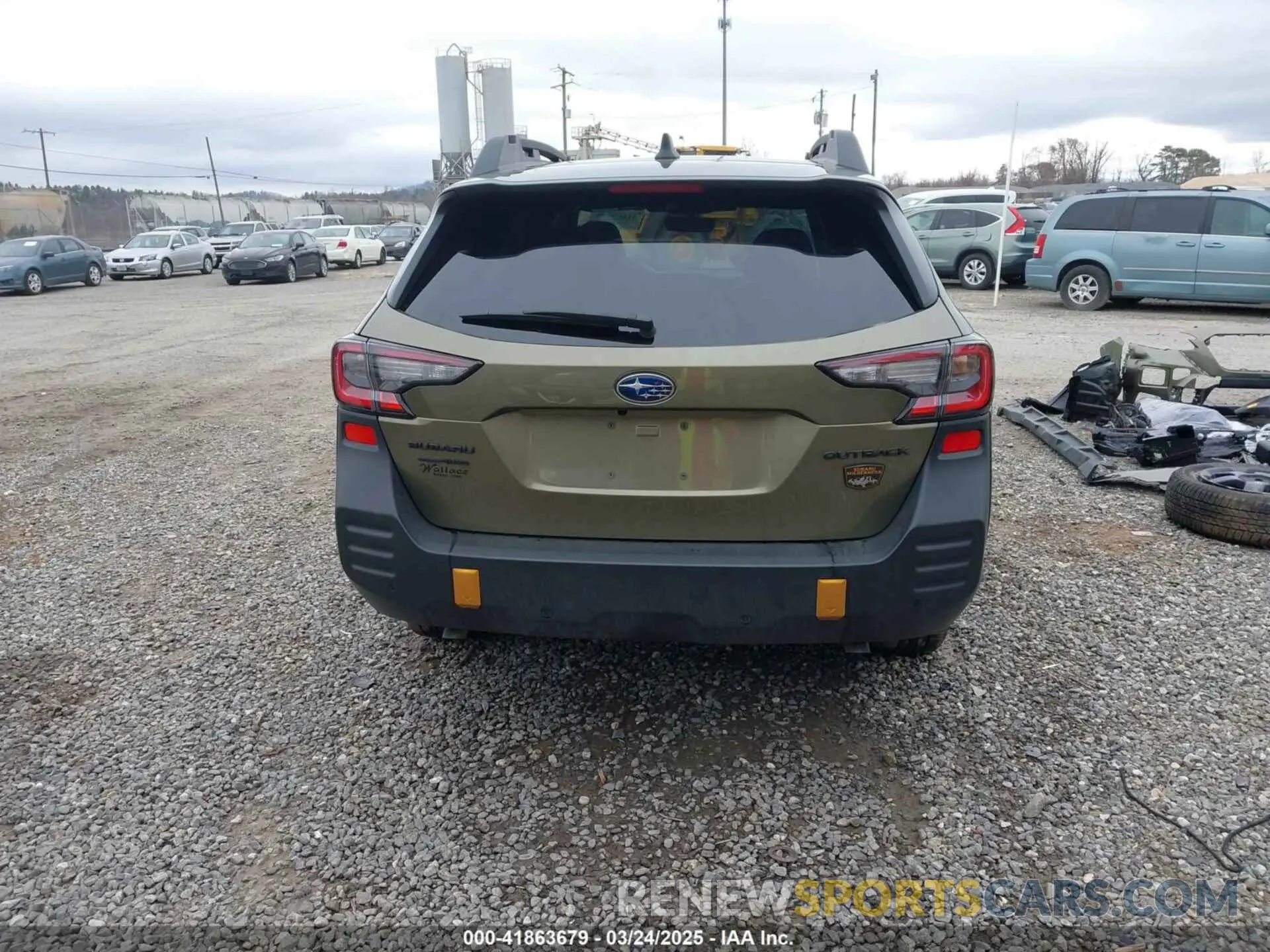 17 fotografías del automóvil dañado 4S4BTGUD6S3162444 SUBARU OUTBACK 2025
