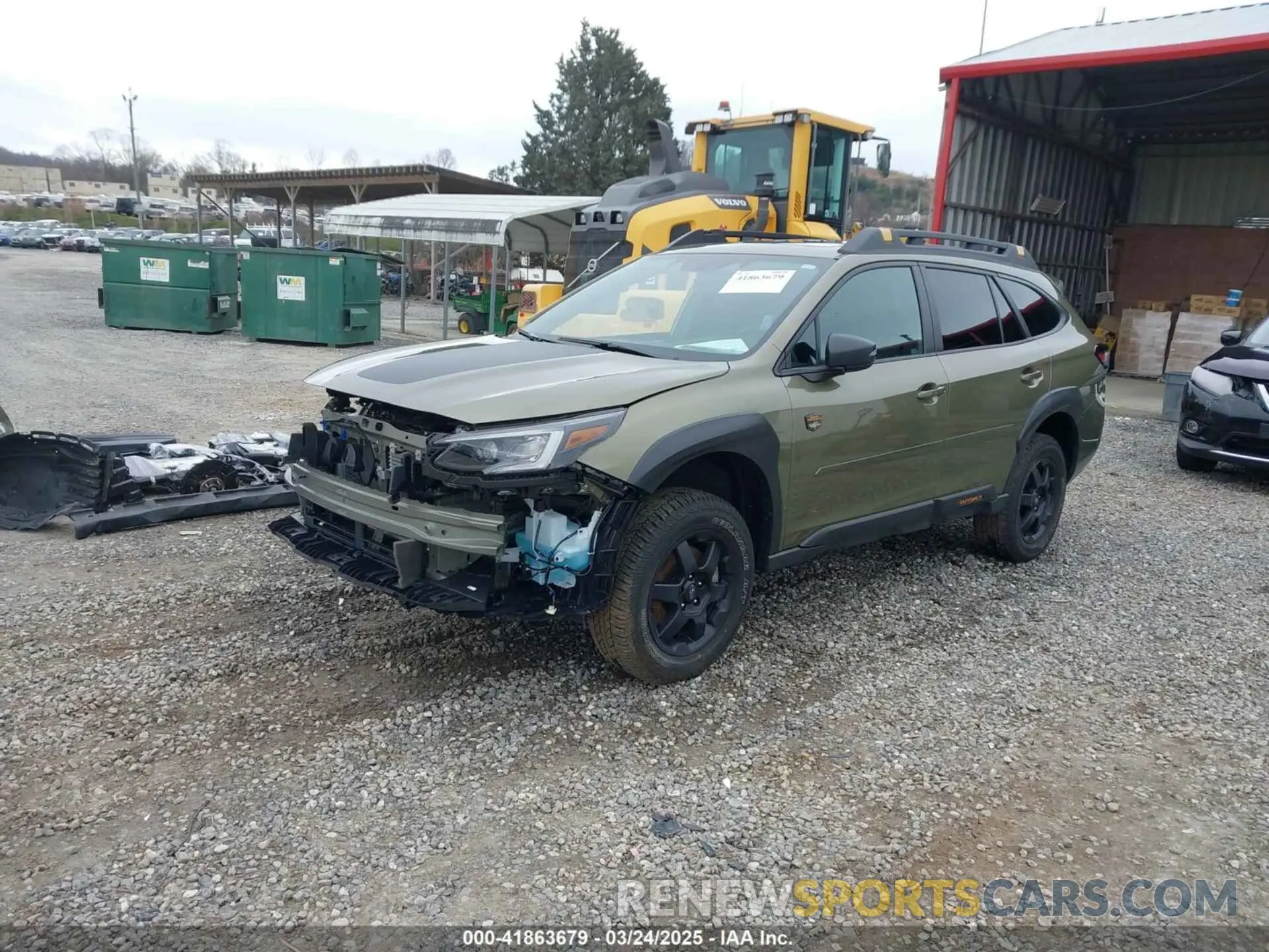 2 fotografías del automóvil dañado 4S4BTGUD6S3162444 SUBARU OUTBACK 2025