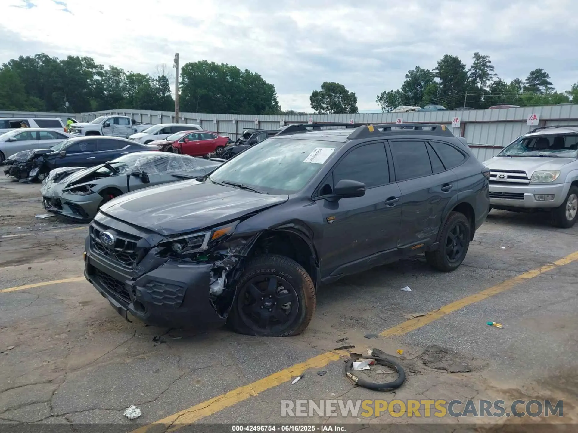 2 fotografías del automóvil dañado 4S4BTGUDXS3216487 SUBARU OUTBACK 2025