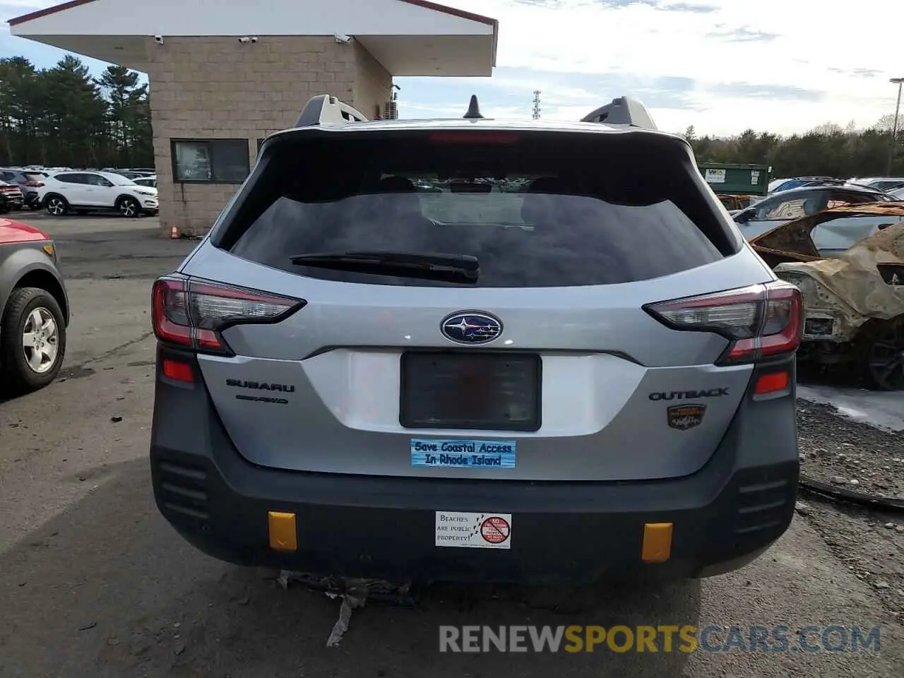 6 fotografías del automóvil dañado 4S4BTGUD1N3163845 SUBARU OUTBACK WI 2022
