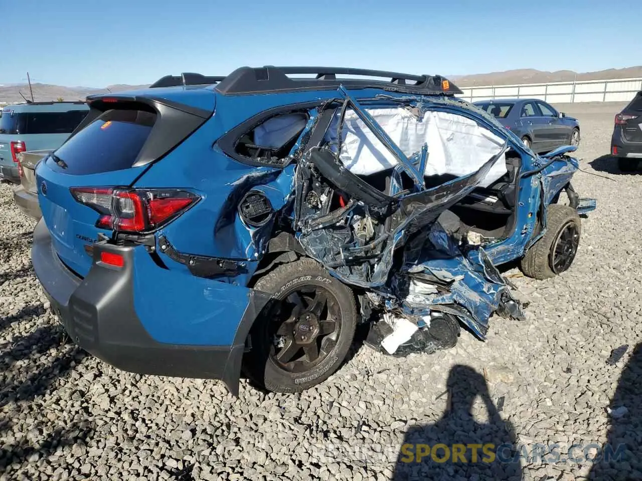 3 fotografías del automóvil dañado 4S4BTGUD1N3189328 SUBARU OUTBACK WI 2022