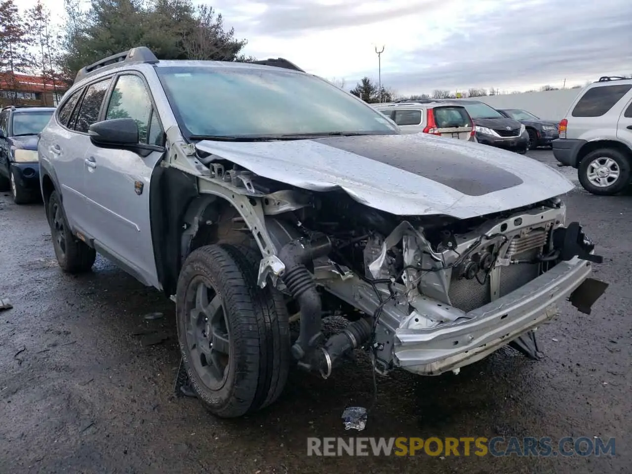 4 fotografías del automóvil dañado 4S4BTGUD3N3234074 SUBARU OUTBACK WI 2022