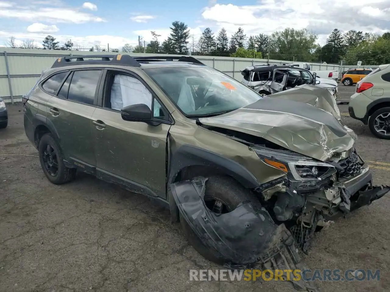 4 fotografías del automóvil dañado 4S4BTGUD7N3133913 SUBARU OUTBACK WI 2022