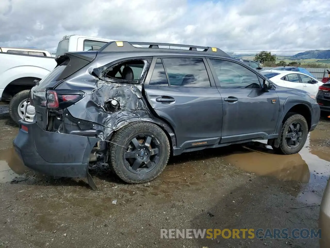 3 fotografías del automóvil dañado 4S4BTGUD4P3123522 SUBARU OUTBACK WI 2023