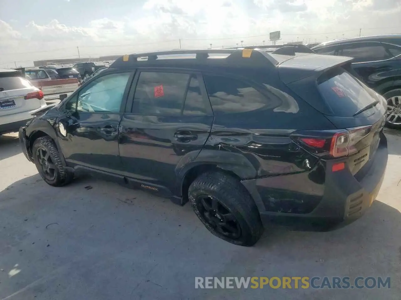 2 fotografías del automóvil dañado 4S4BTGUD8P3150271 SUBARU OUTBACK WI 2023