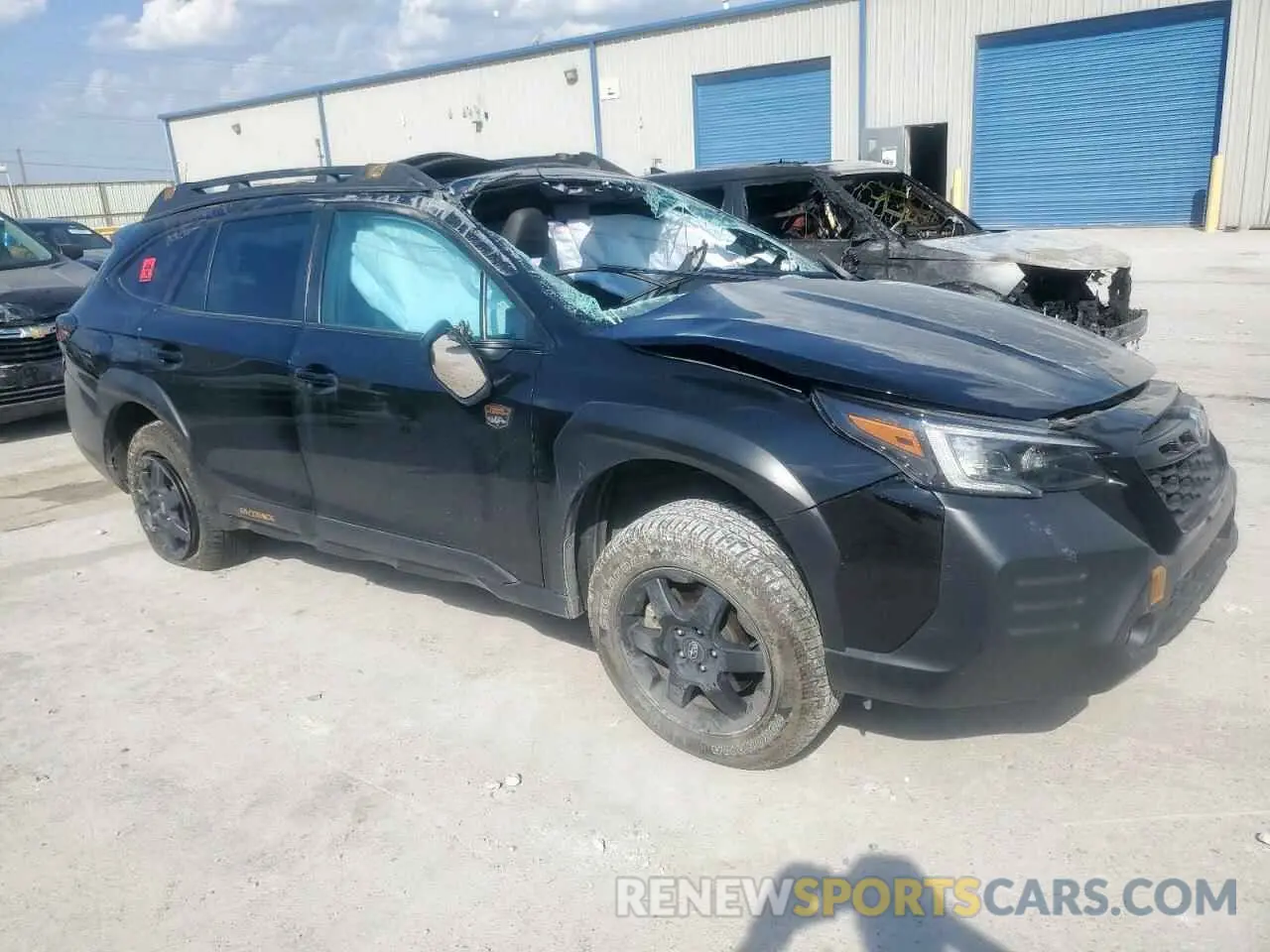 4 fotografías del automóvil dañado 4S4BTGUD8P3150271 SUBARU OUTBACK WI 2023