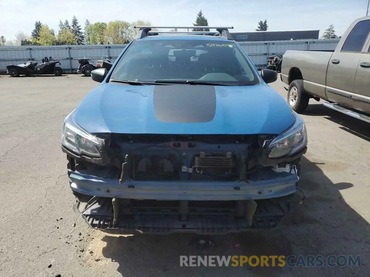 5 fotografías del automóvil dañado 4S4BTGUD9P3202247 SUBARU OUTBACK WI 2023