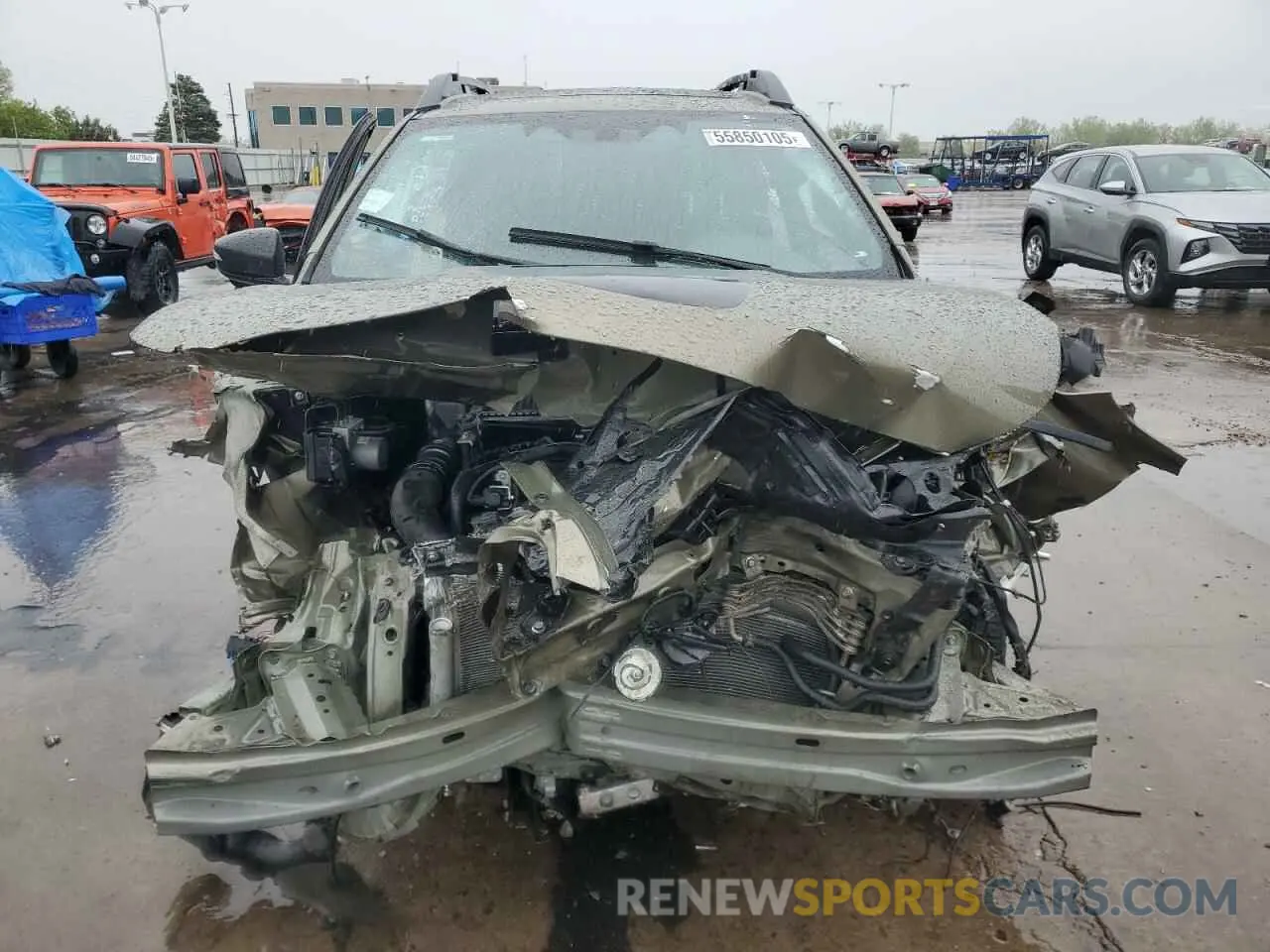 5 fotografías del automóvil dañado 4S4BTGUD4R3127590 SUBARU OUTBACK WI 2024