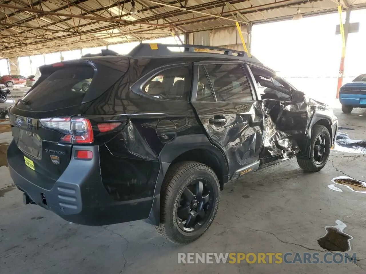 3 fotografías del automóvil dañado 4S4BTGUD4R3223493 SUBARU OUTBACK WI 2024