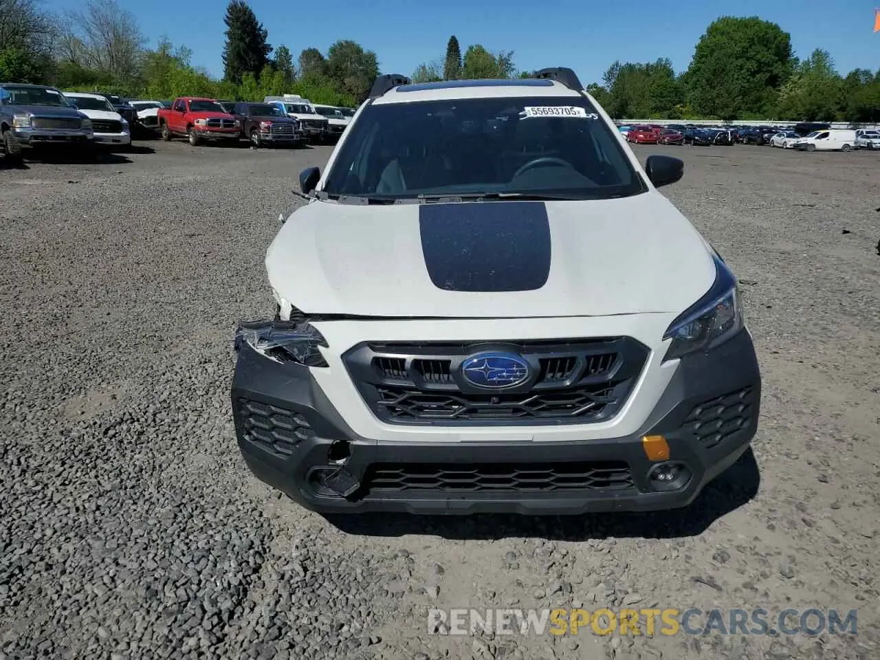 5 fotografías del automóvil dañado 4S4BTGUD6R3255992 SUBARU OUTBACK WI 2024