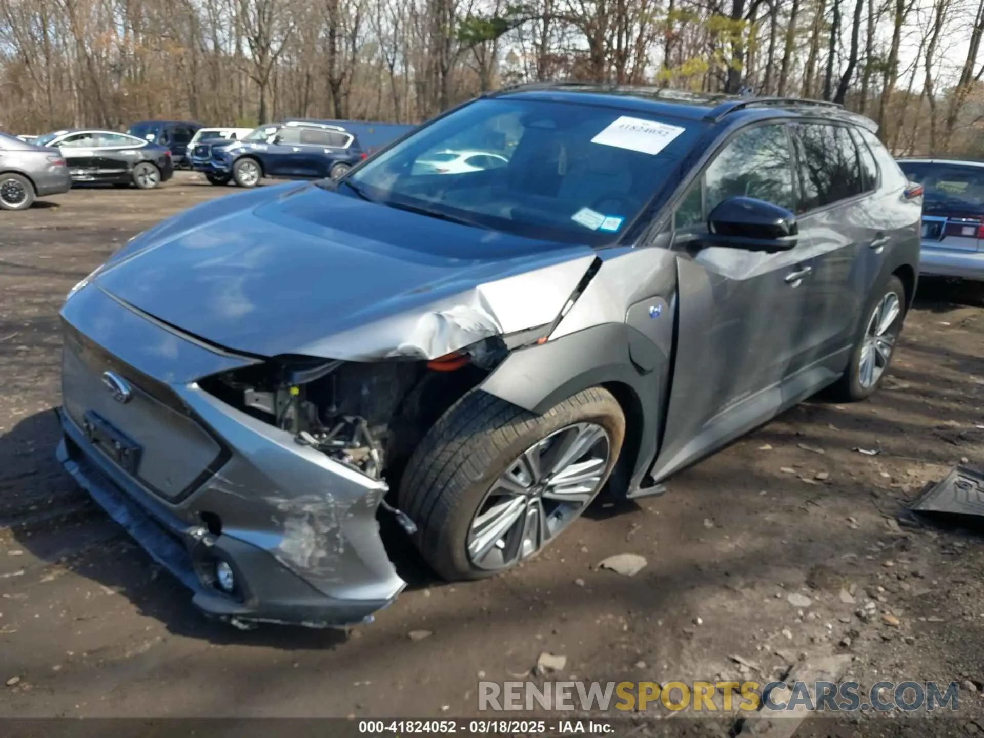 2 fotografías del automóvil dañado JTMABABA9PA038499 SUBARU SOLTERRA 2023