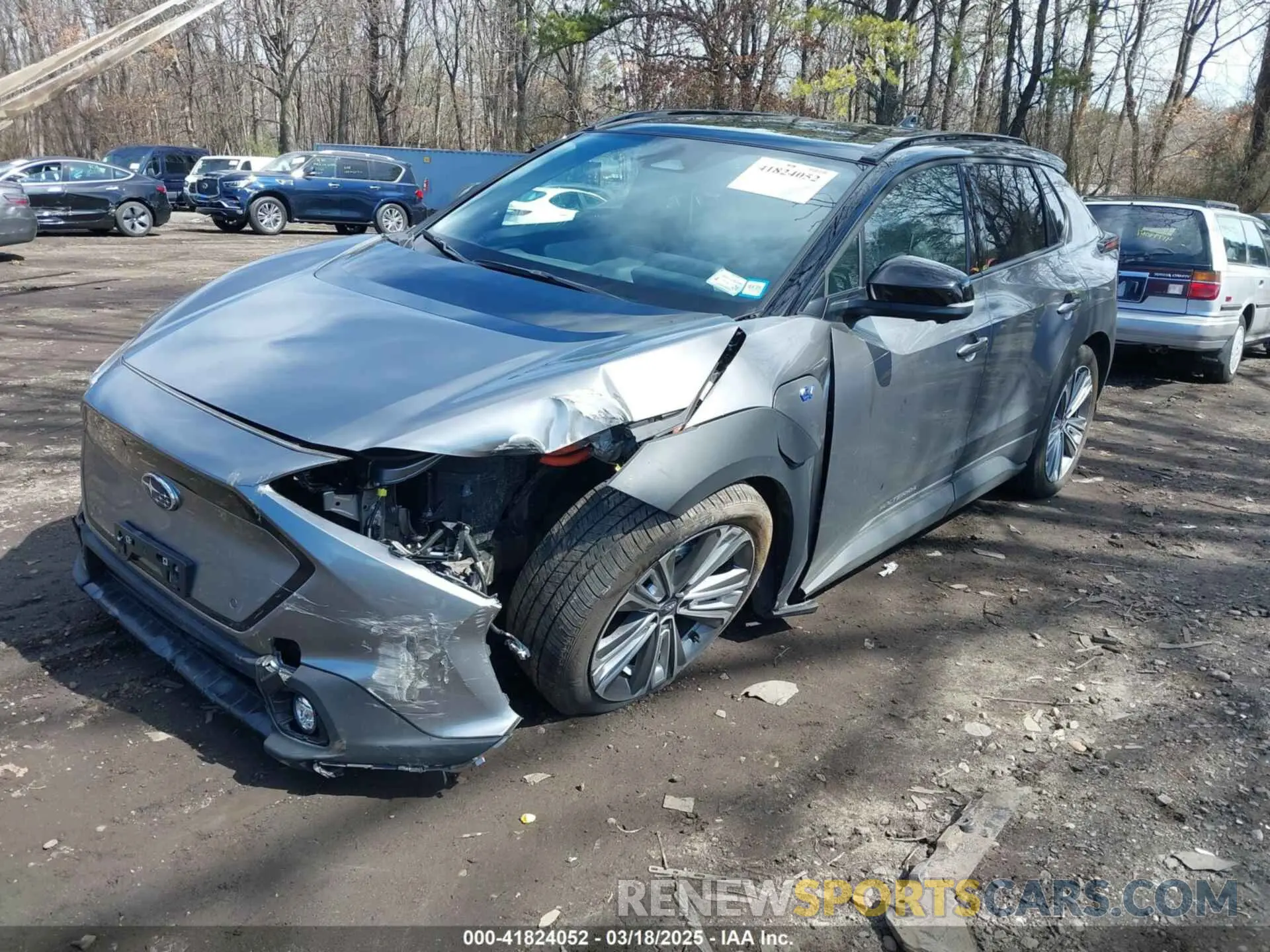 6 fotografías del automóvil dañado JTMABABA9PA038499 SUBARU SOLTERRA 2023