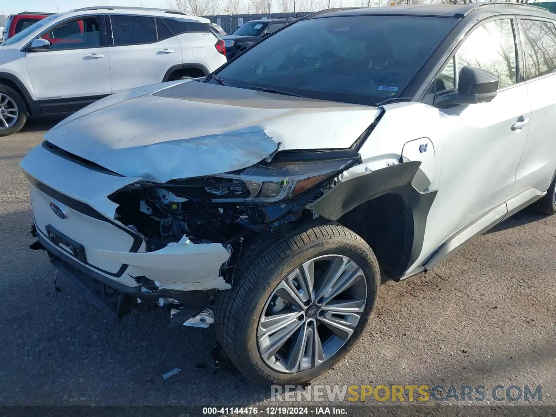 6 fotografías del automóvil dañado JTMABABA8RA060285 SUBARU SOLTERRA 2024