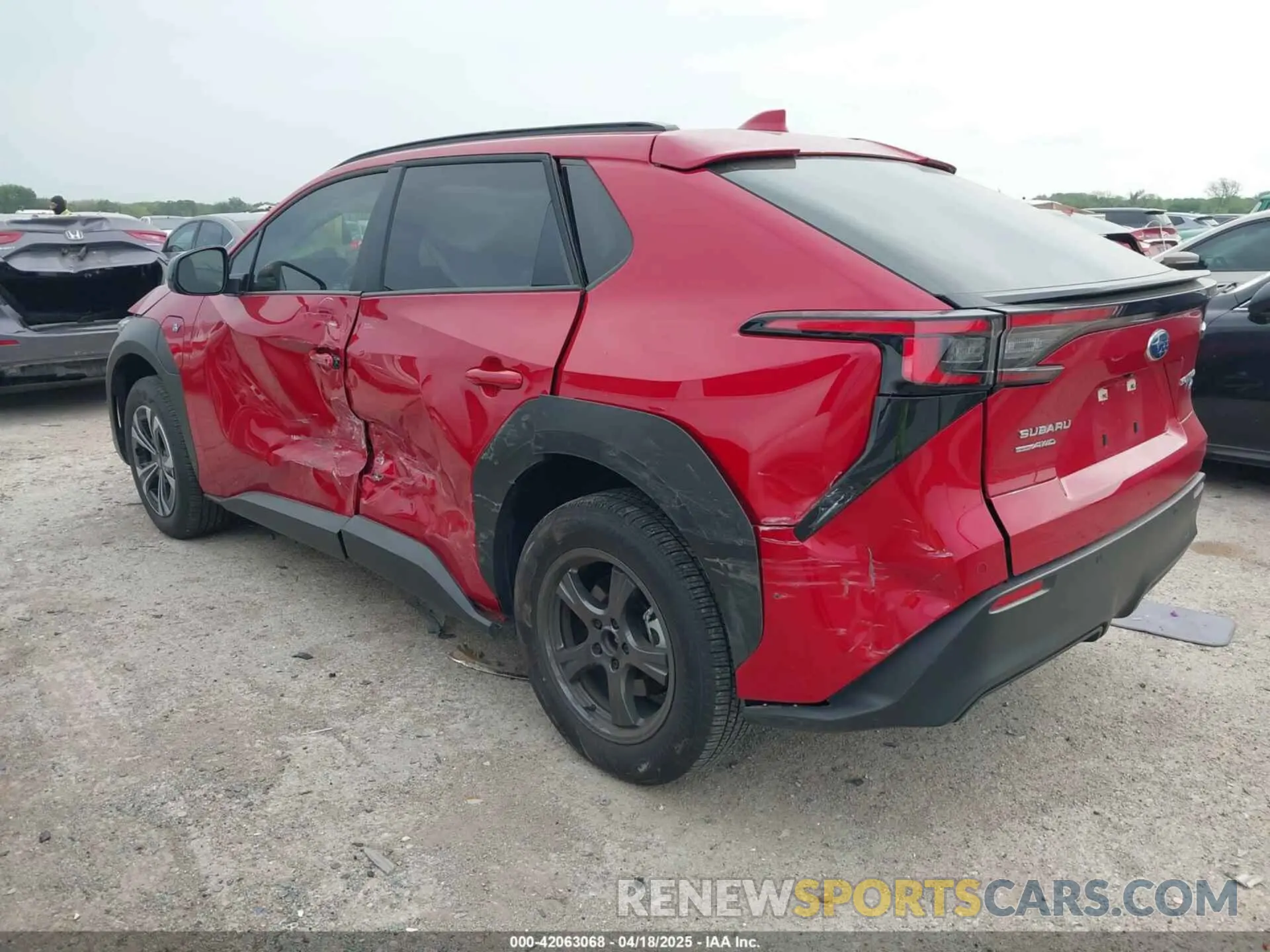 3 fotografías del automóvil dañado JTMABABA9RA066452 SUBARU SOLTERRA 2024