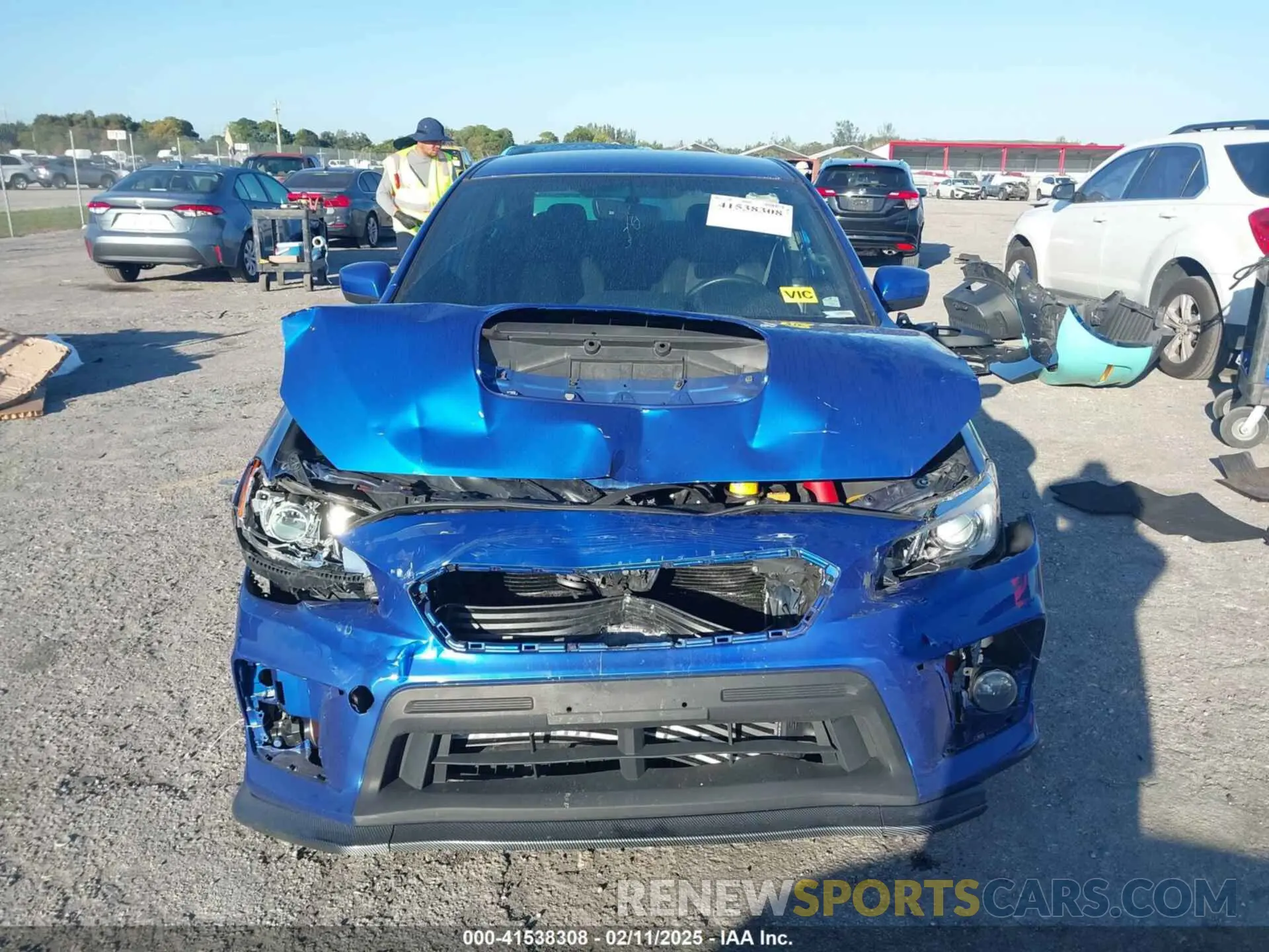 12 fotografías del automóvil dañado JF1VA1A60K9811071 SUBARU WRX 2019
