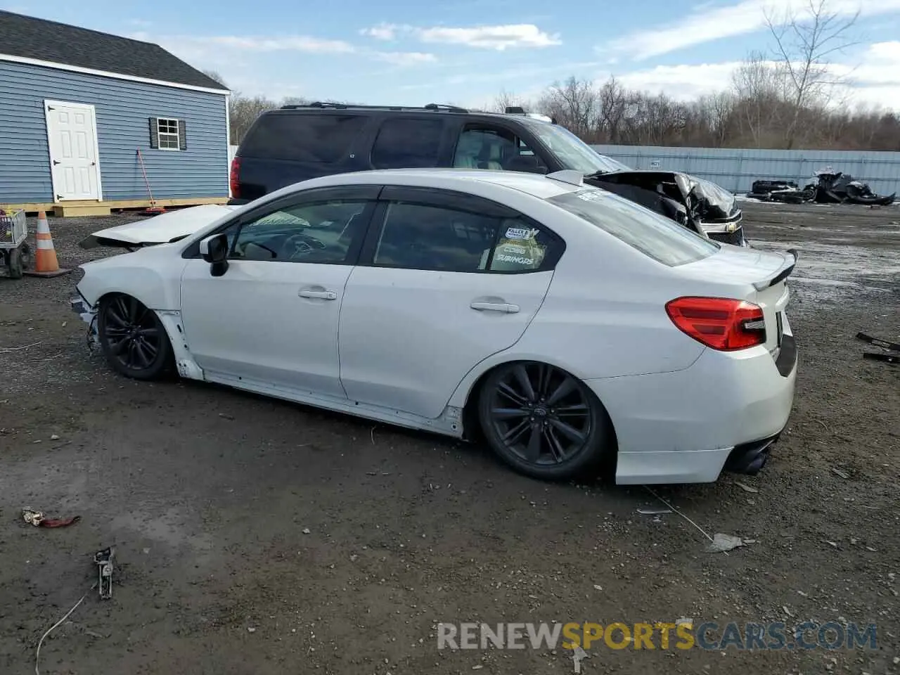 2 fotografías del automóvil dañado JF1VA1A60K9817842 SUBARU WRX 2019