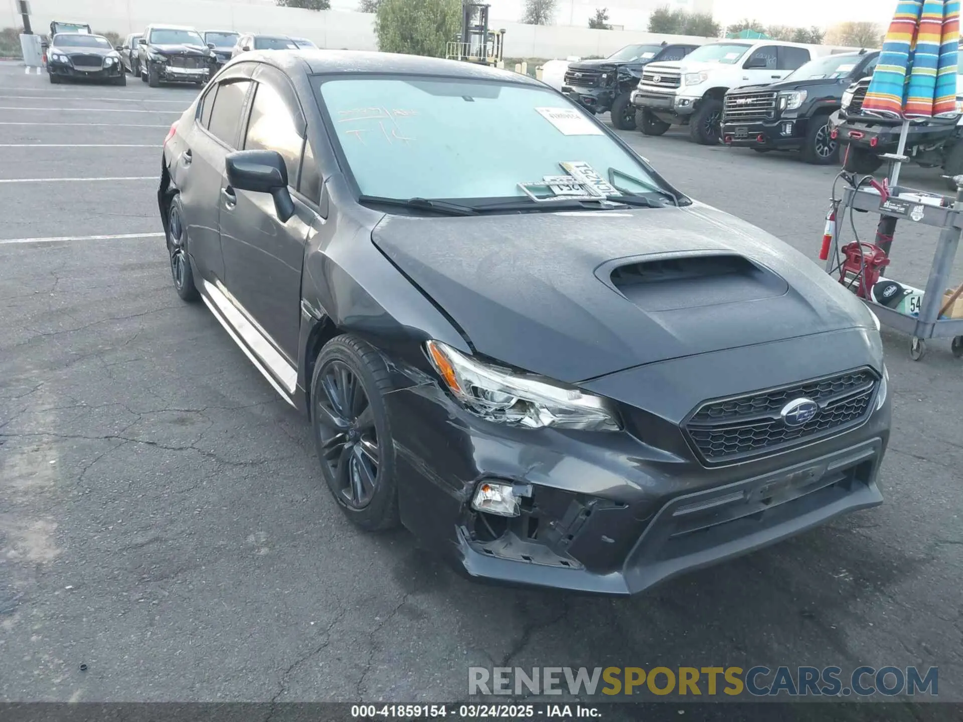 1 fotografías del automóvil dañado JF1VA1A61K9809412 SUBARU WRX 2019