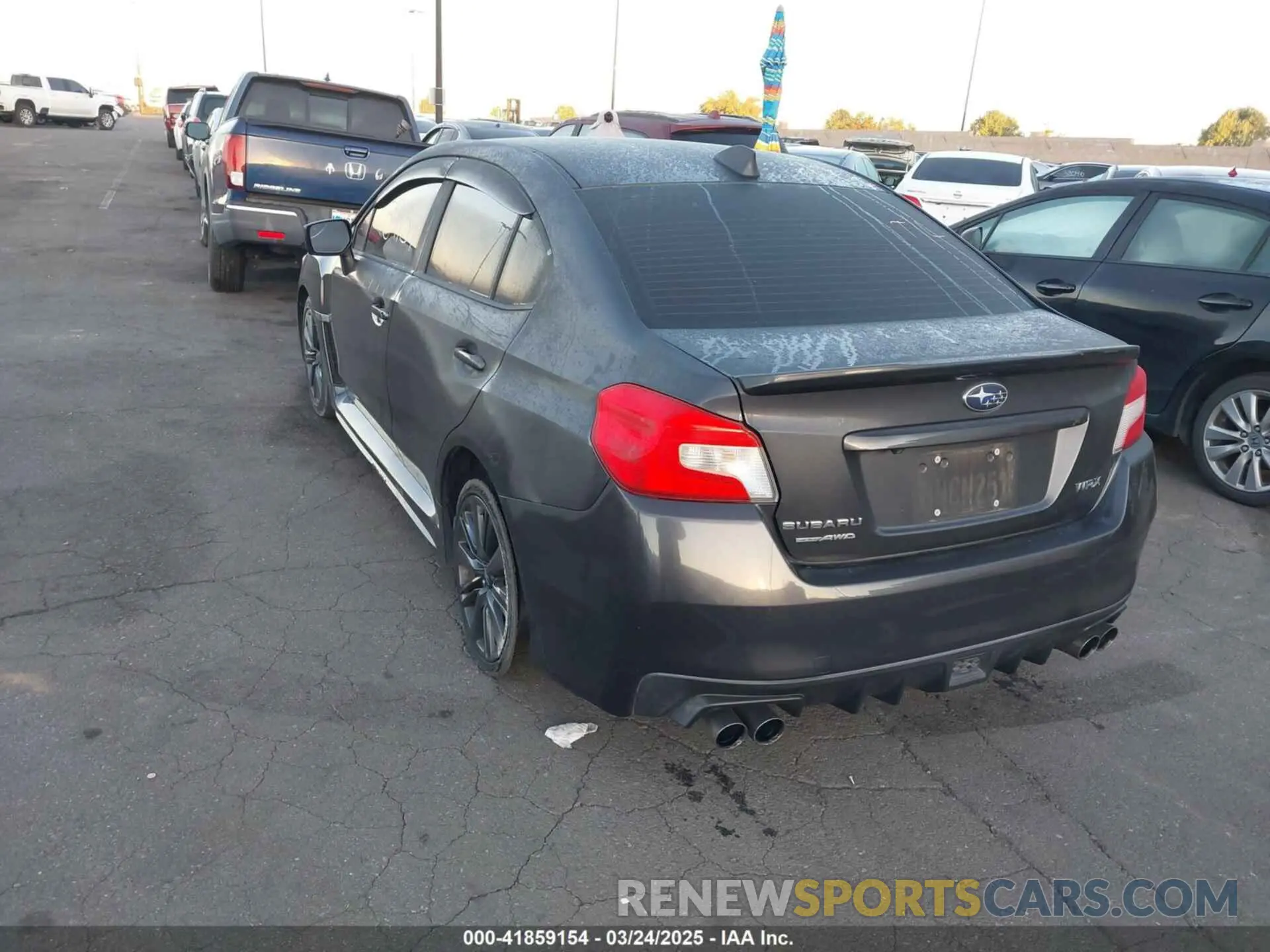 3 fotografías del automóvil dañado JF1VA1A61K9809412 SUBARU WRX 2019