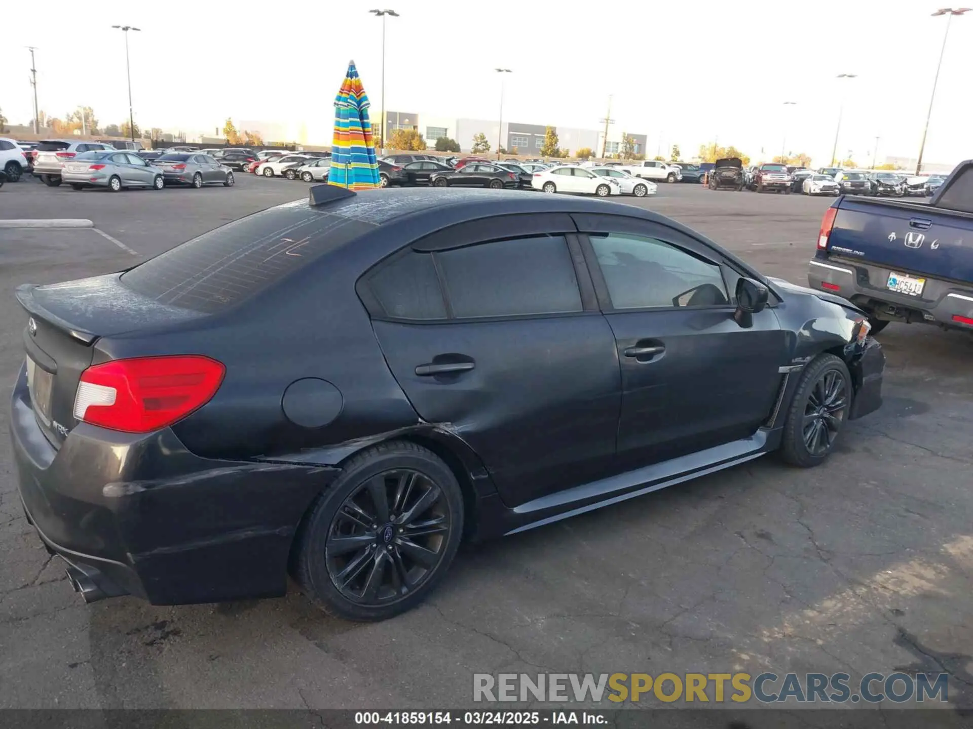 6 fotografías del automóvil dañado JF1VA1A61K9809412 SUBARU WRX 2019