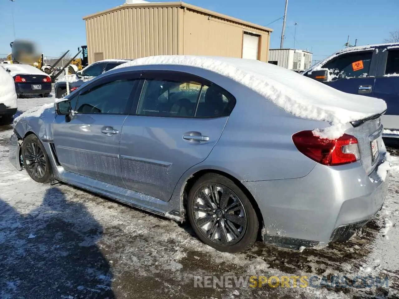 2 fotografías del automóvil dañado JF1VA1A61K9830499 SUBARU WRX 2019