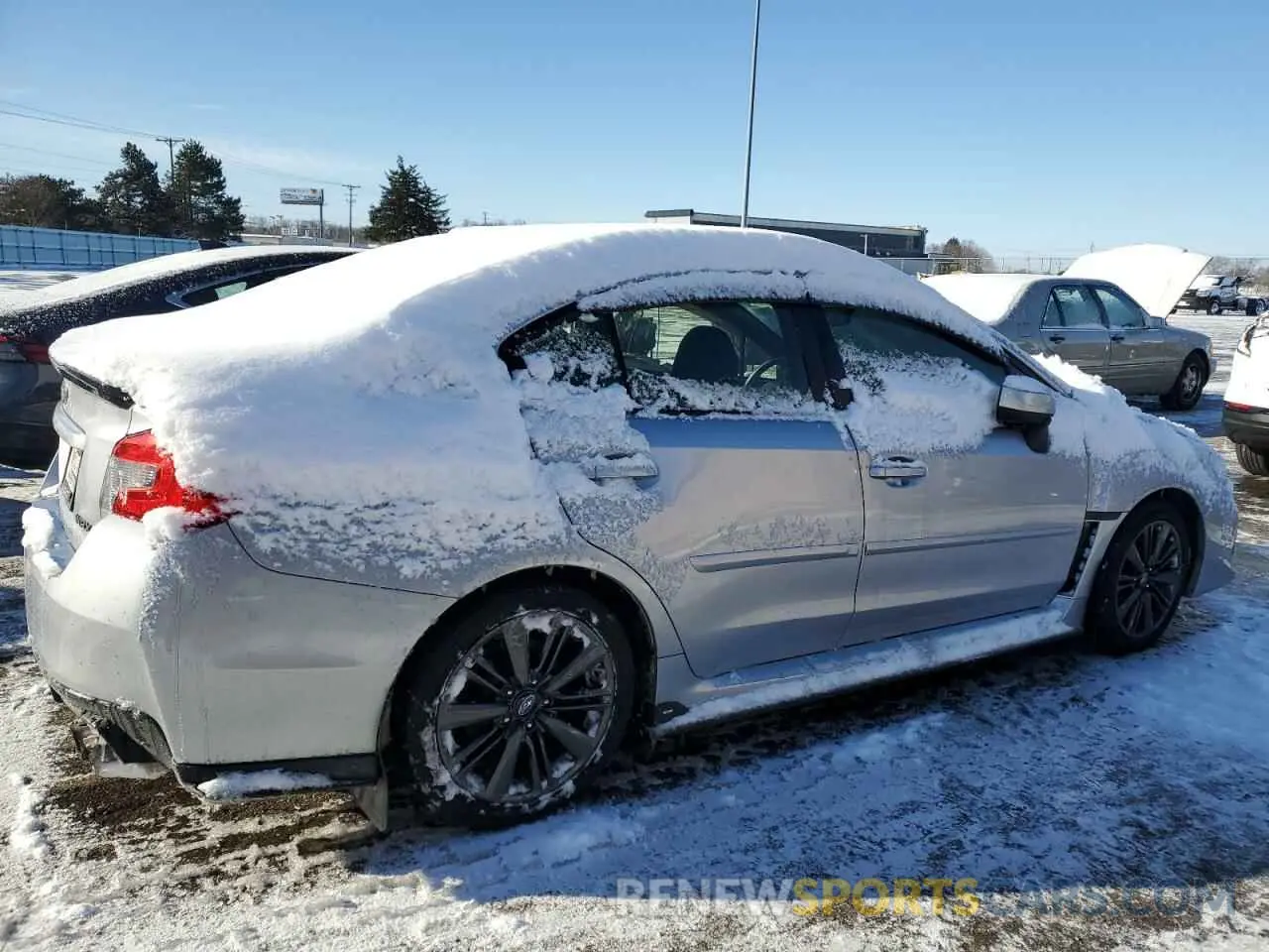 3 fotografías del automóvil dañado JF1VA1A61K9830499 SUBARU WRX 2019