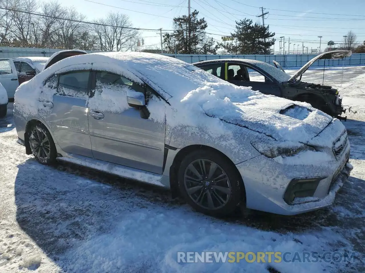 4 fotografías del automóvil dañado JF1VA1A61K9830499 SUBARU WRX 2019