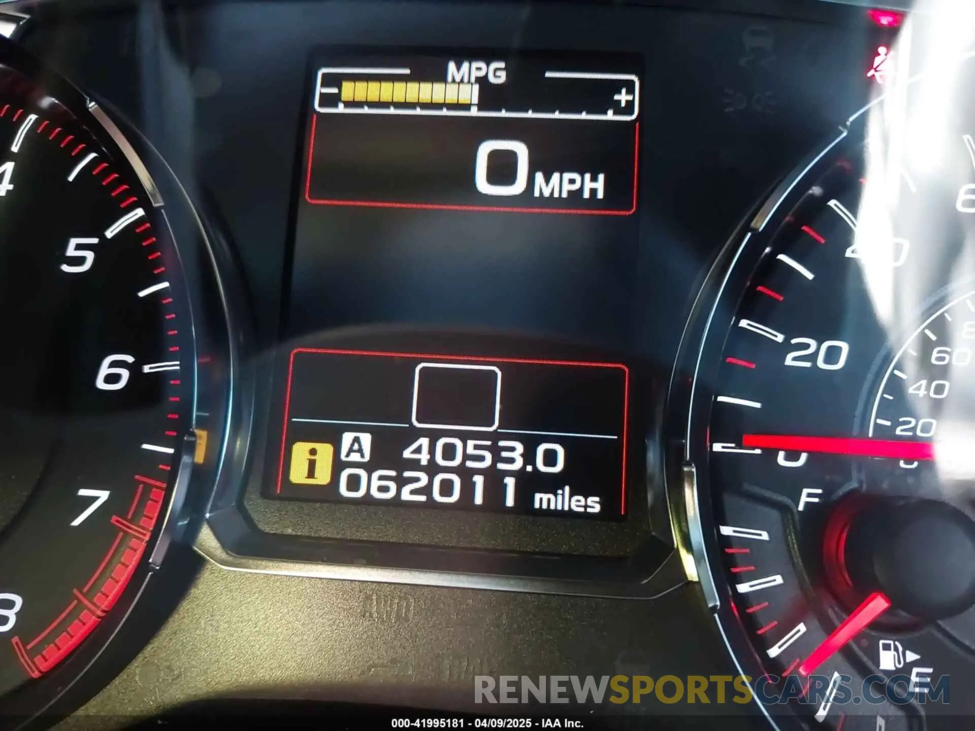 15 fotografías del automóvil dañado JF1VA1A62K9821777 SUBARU WRX 2019