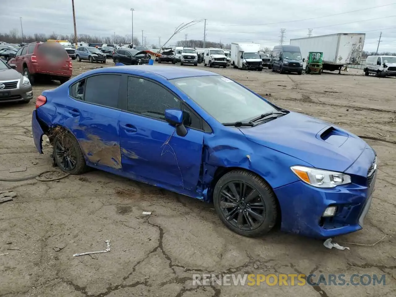 4 fotografías del automóvil dañado JF1VA1A63K9822128 SUBARU WRX 2019