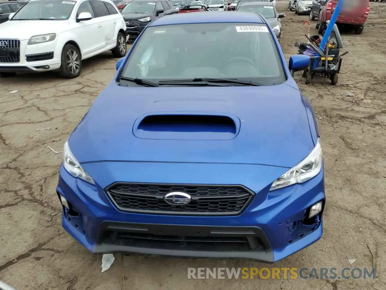5 fotografías del automóvil dañado JF1VA1A63K9822128 SUBARU WRX 2019