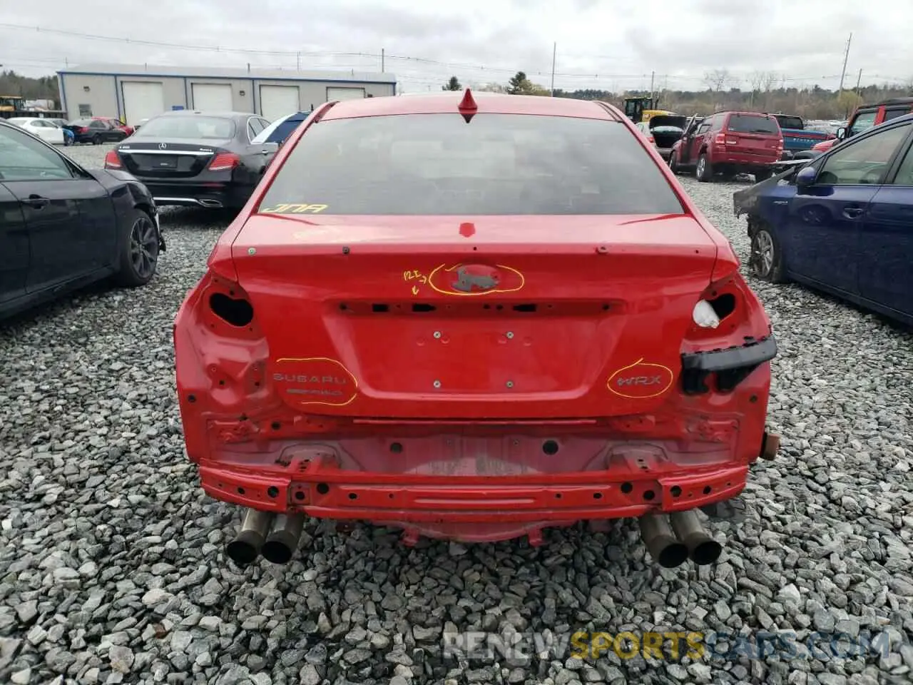 6 fotografías del automóvil dañado JF1VA1A64K9809081 SUBARU WRX 2019