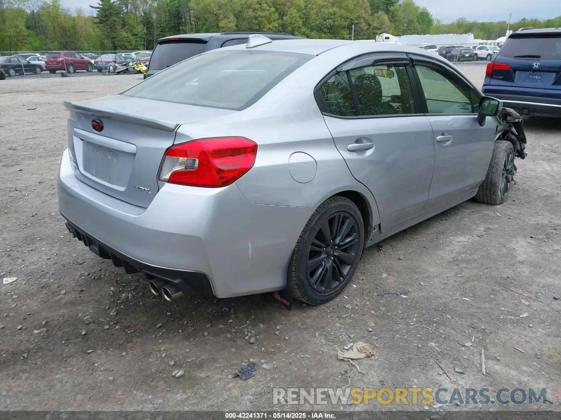 4 fotografías del automóvil dañado JF1VA1A65K9802124 SUBARU WRX 2019