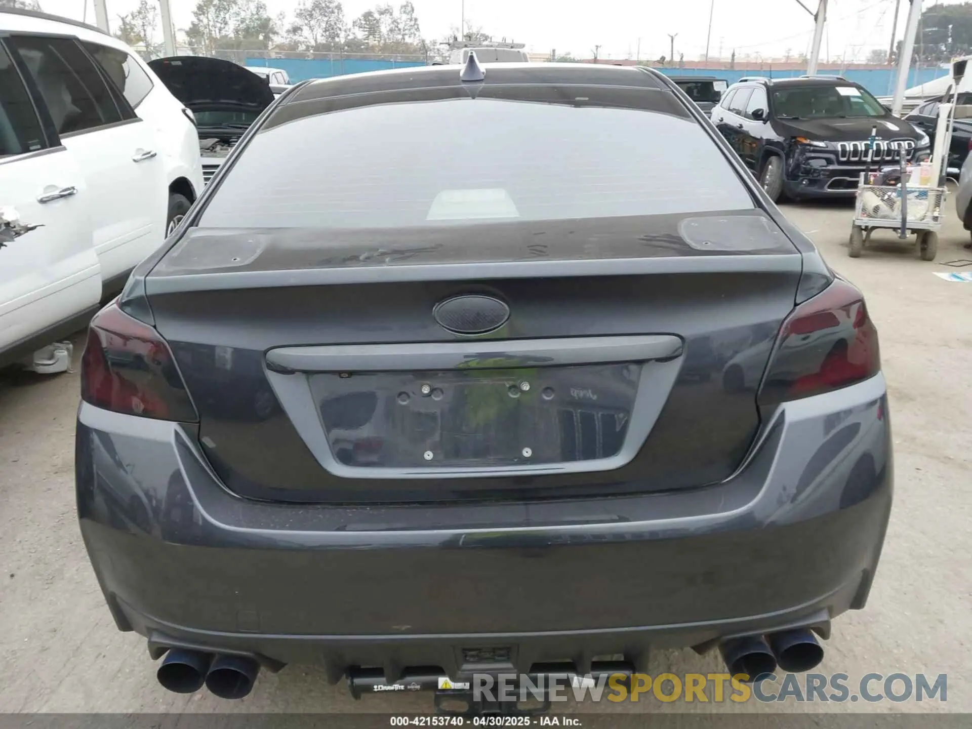 15 fotografías del automóvil dañado JF1VA1A66K9826352 SUBARU WRX 2019