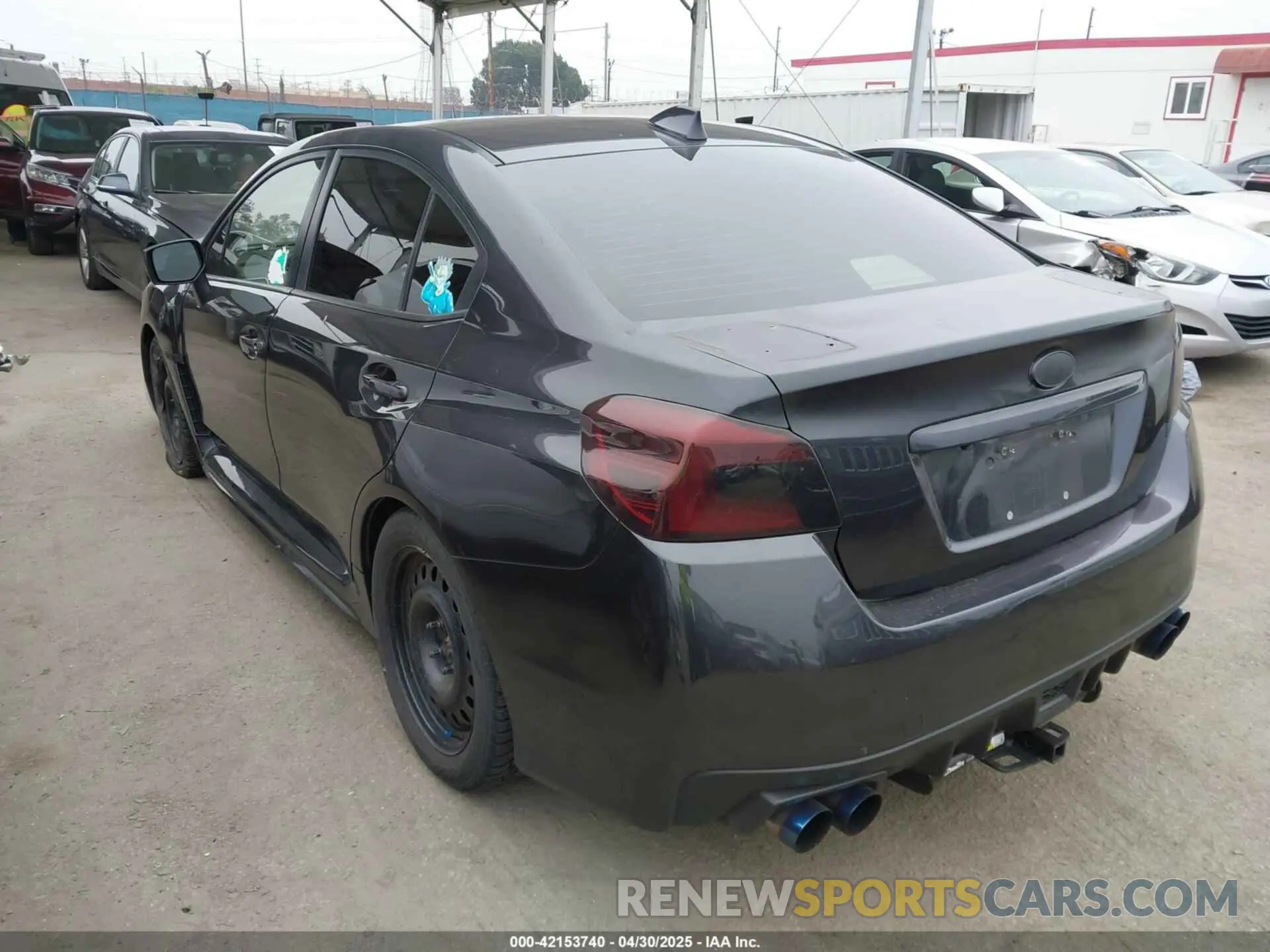 3 fotografías del automóvil dañado JF1VA1A66K9826352 SUBARU WRX 2019