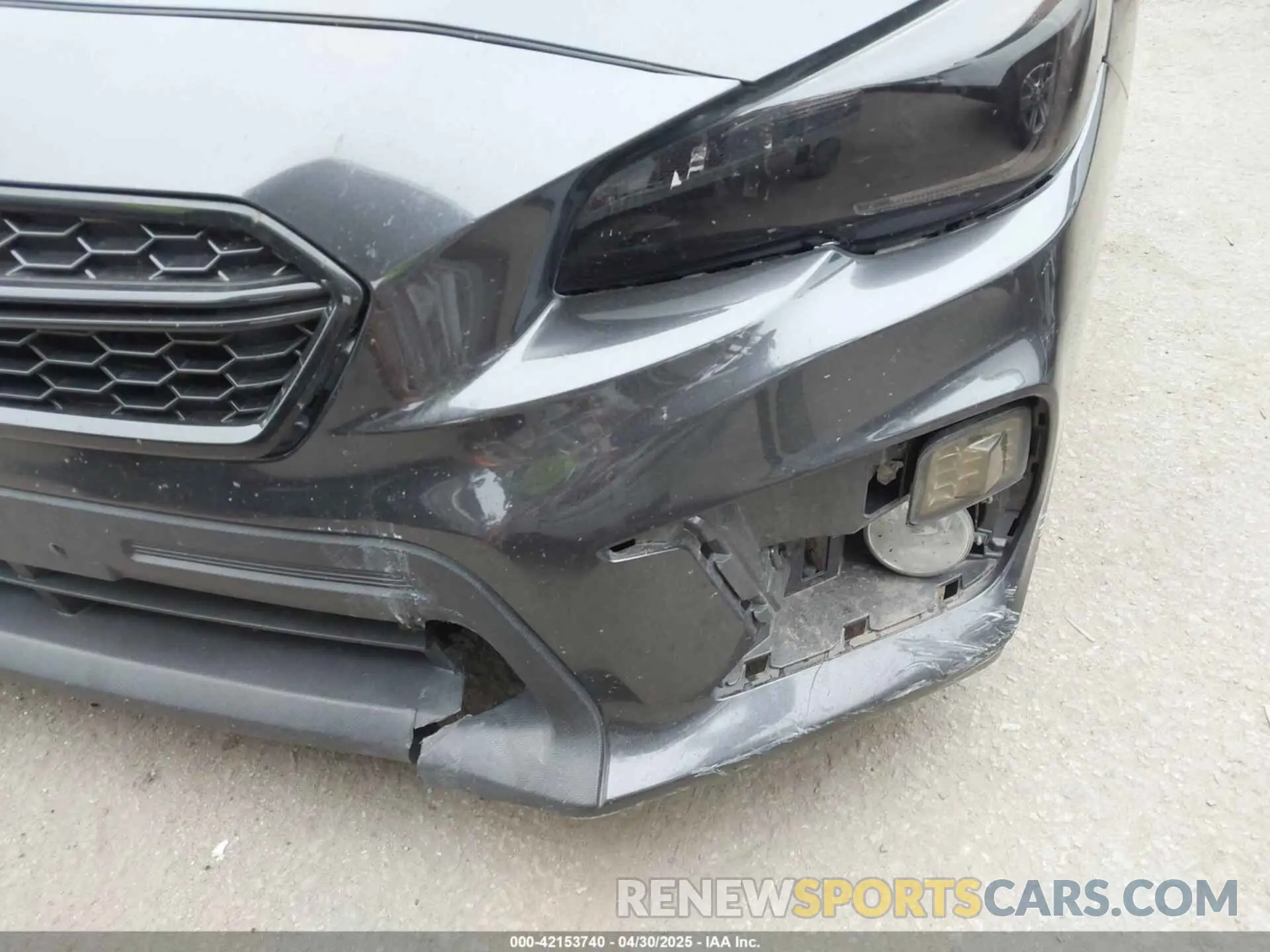 6 fotografías del automóvil dañado JF1VA1A66K9826352 SUBARU WRX 2019
