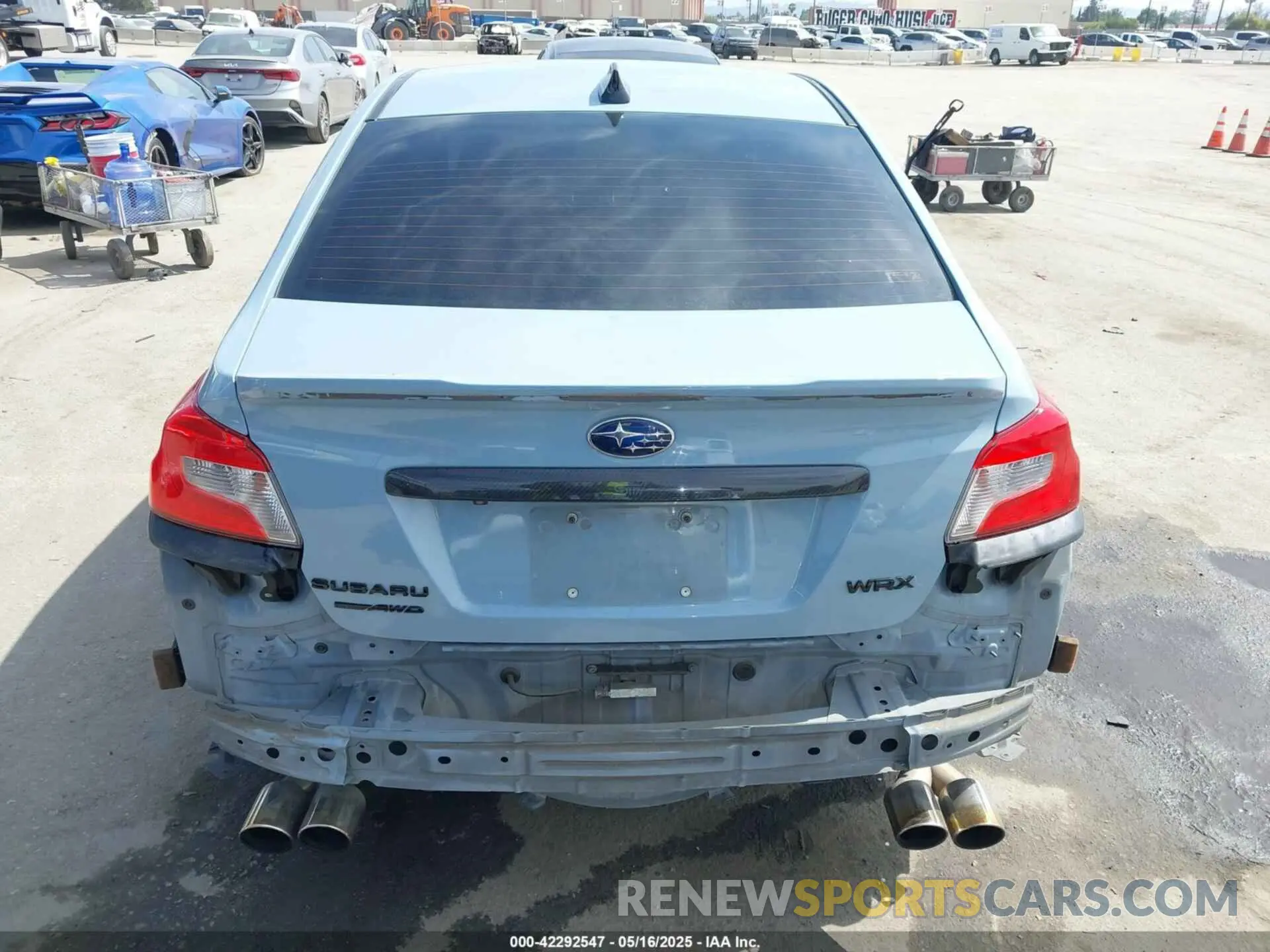17 fotografías del automóvil dañado JF1VA1B69K9808359 SUBARU WRX 2019