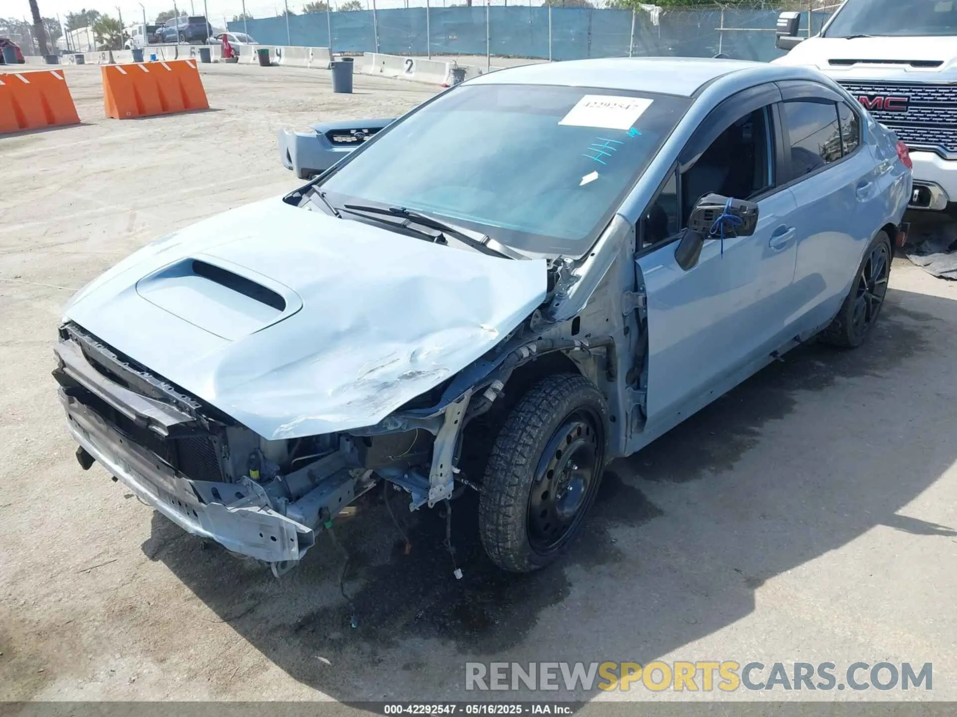 2 fotografías del automóvil dañado JF1VA1B69K9808359 SUBARU WRX 2019