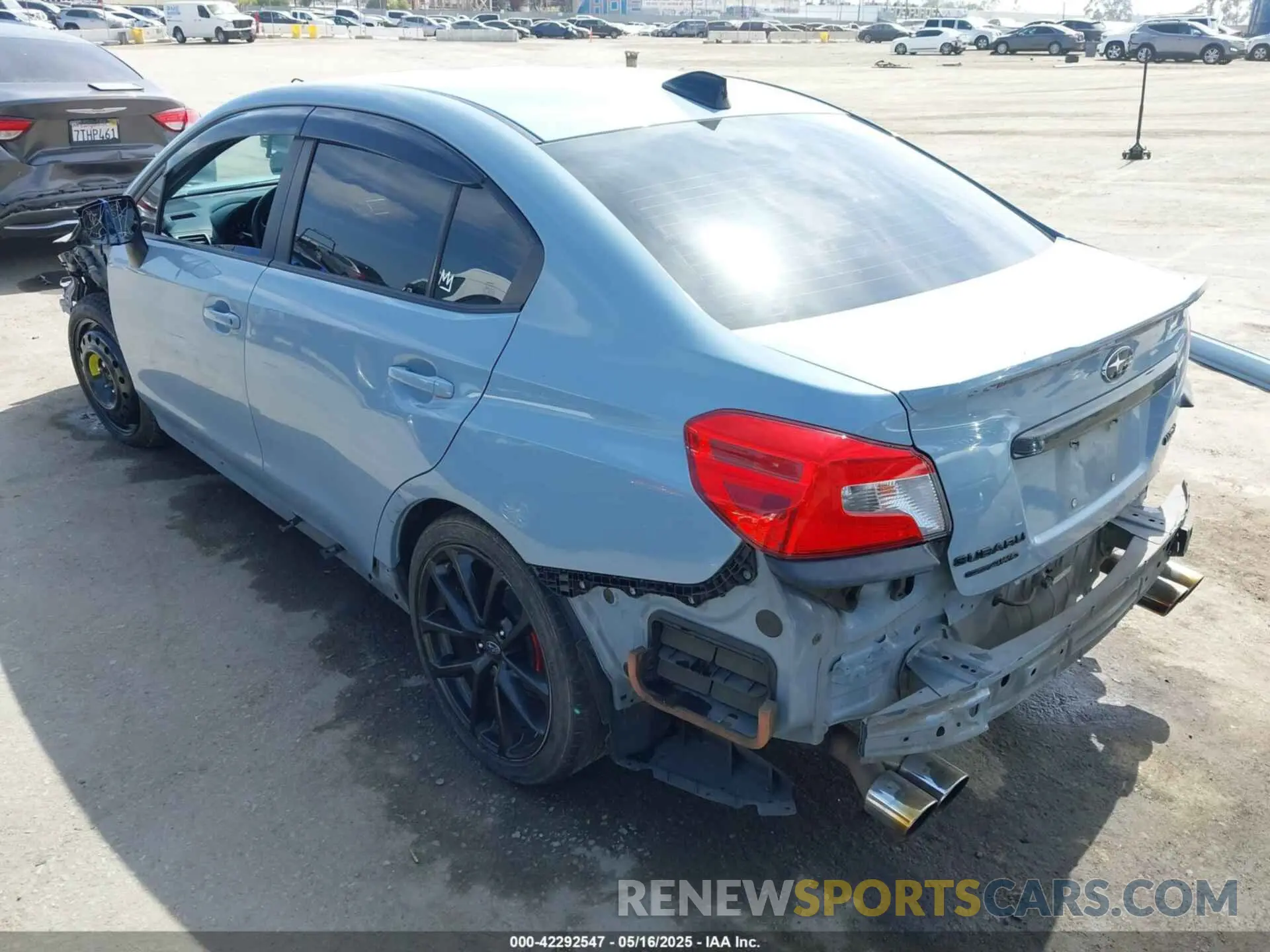 3 fotografías del automóvil dañado JF1VA1B69K9808359 SUBARU WRX 2019