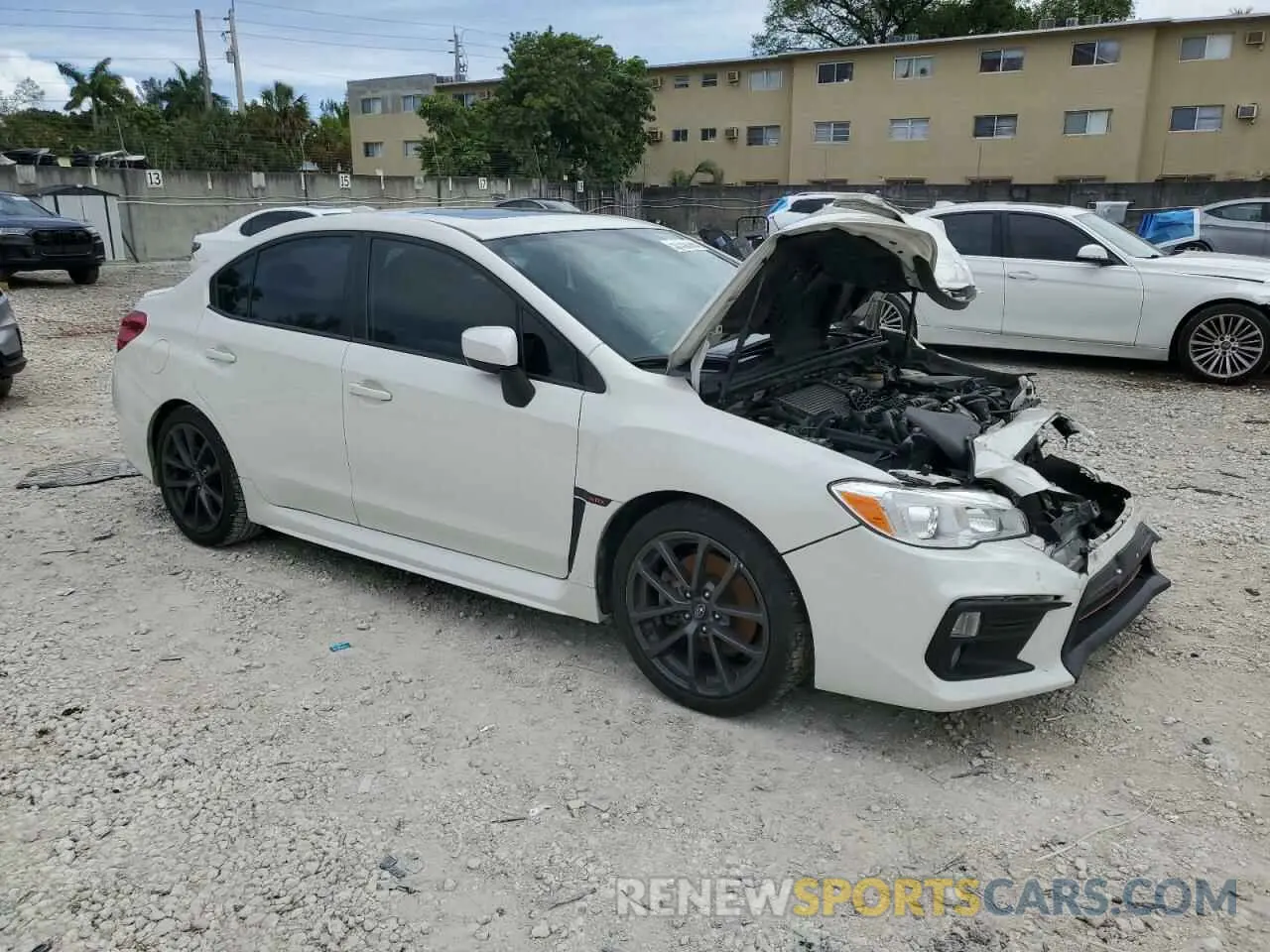 4 fotografías del automóvil dañado JF1VA1C60K9820219 SUBARU WRX 2019