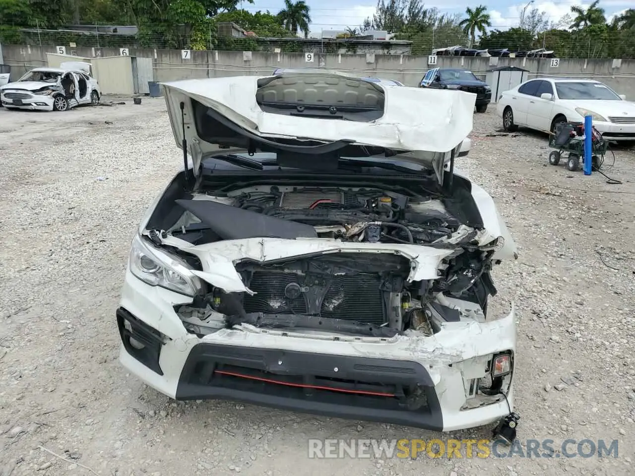 5 fotografías del automóvil dañado JF1VA1C60K9820219 SUBARU WRX 2019