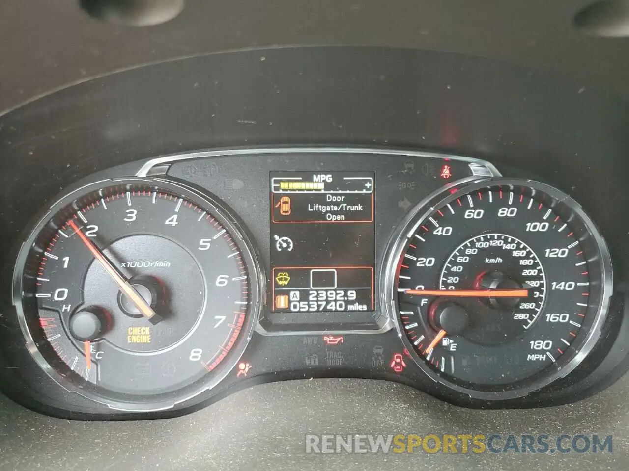 9 fotografías del automóvil dañado JF1VA1C60K9820219 SUBARU WRX 2019