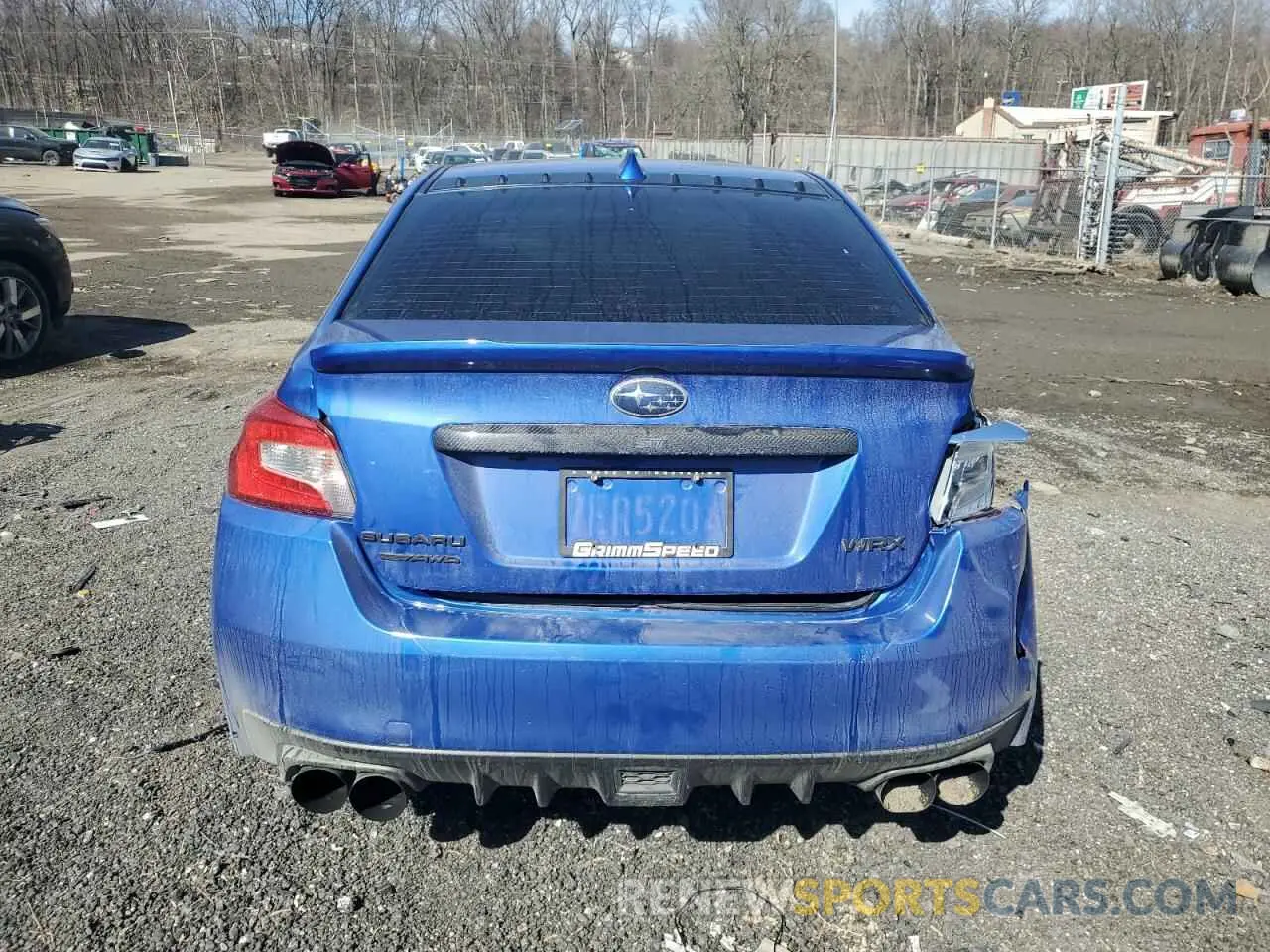 6 fotografías del automóvil dañado JF1VA1C64K9807991 SUBARU WRX 2019
