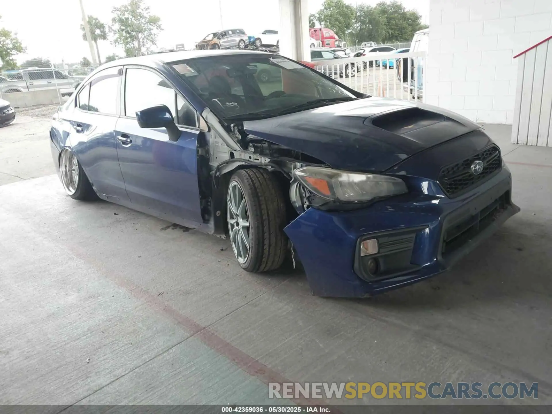 1 fotografías del automóvil dañado JF1VA1C65K9800502 SUBARU WRX 2019