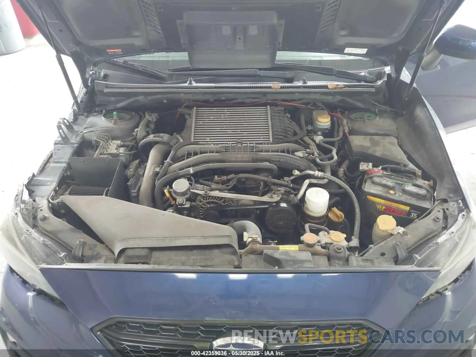 10 fotografías del automóvil dañado JF1VA1C65K9800502 SUBARU WRX 2019