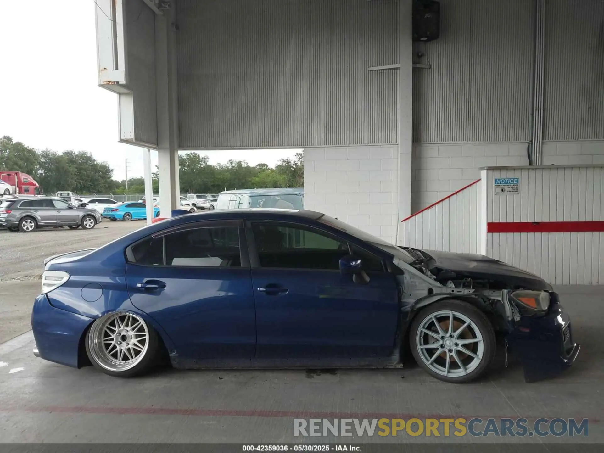 13 fotografías del automóvil dañado JF1VA1C65K9800502 SUBARU WRX 2019