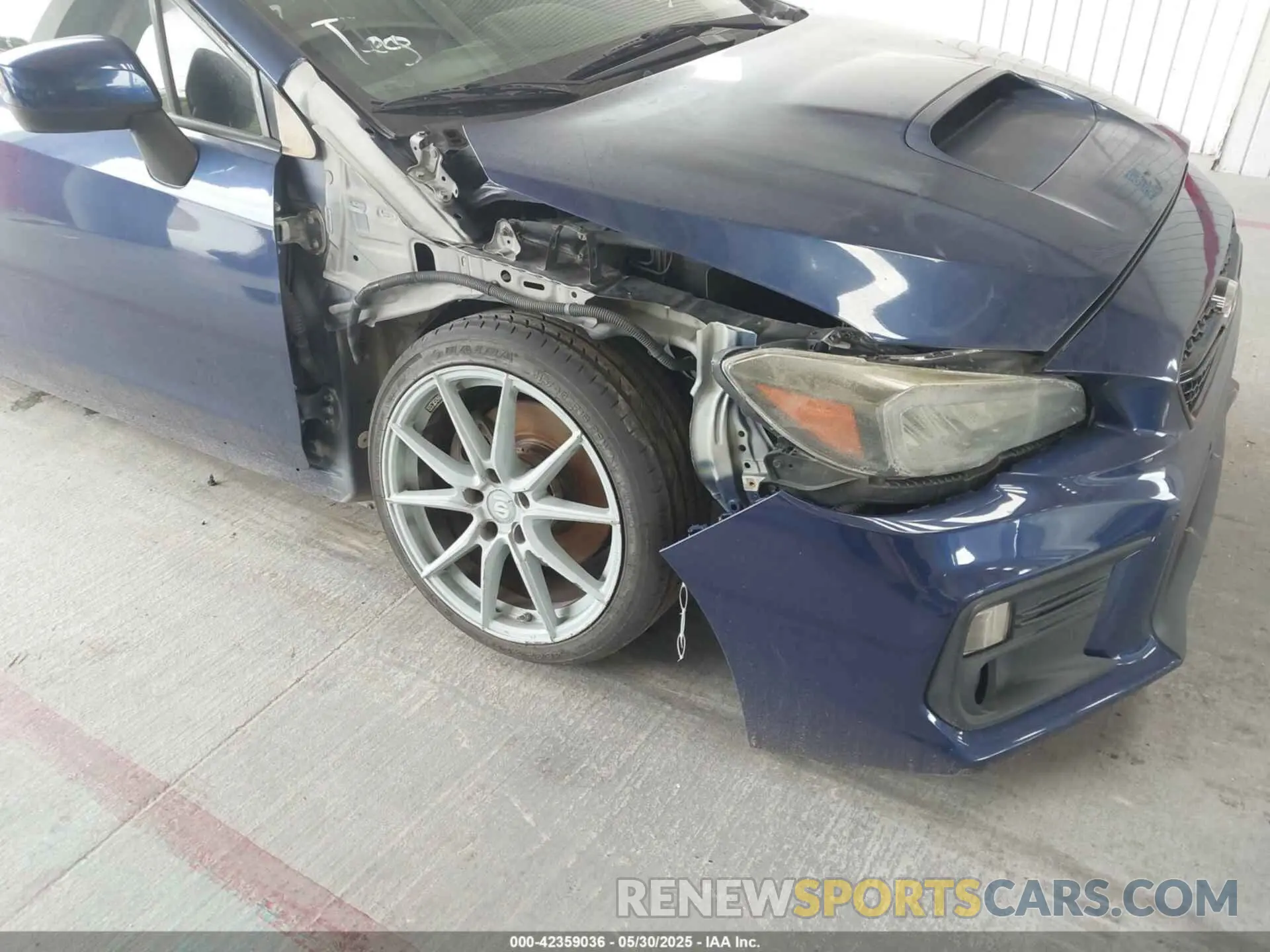 17 fotografías del automóvil dañado JF1VA1C65K9800502 SUBARU WRX 2019