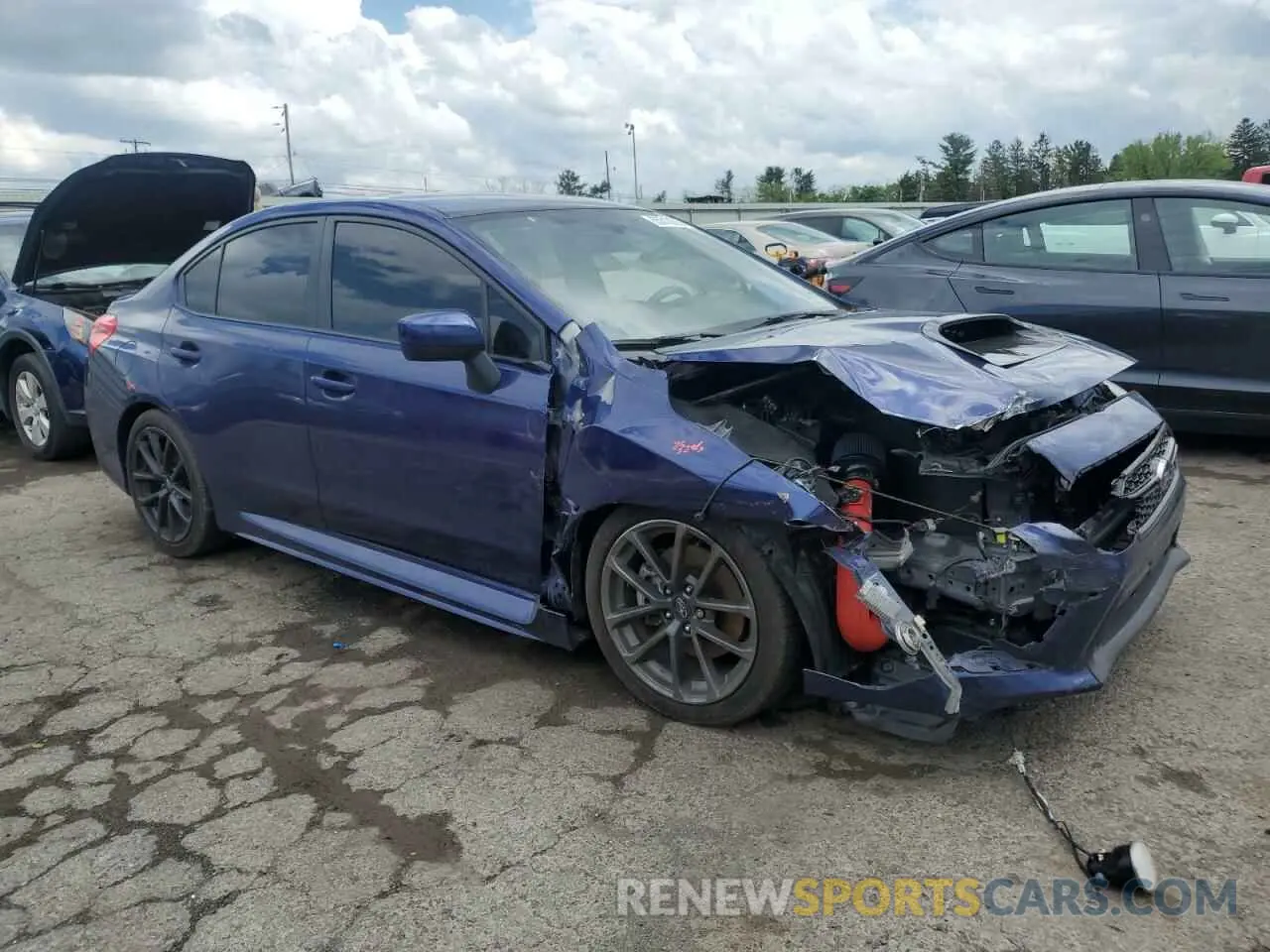 4 fotografías del automóvil dañado JF1VA1F69K8821211 SUBARU WRX 2019