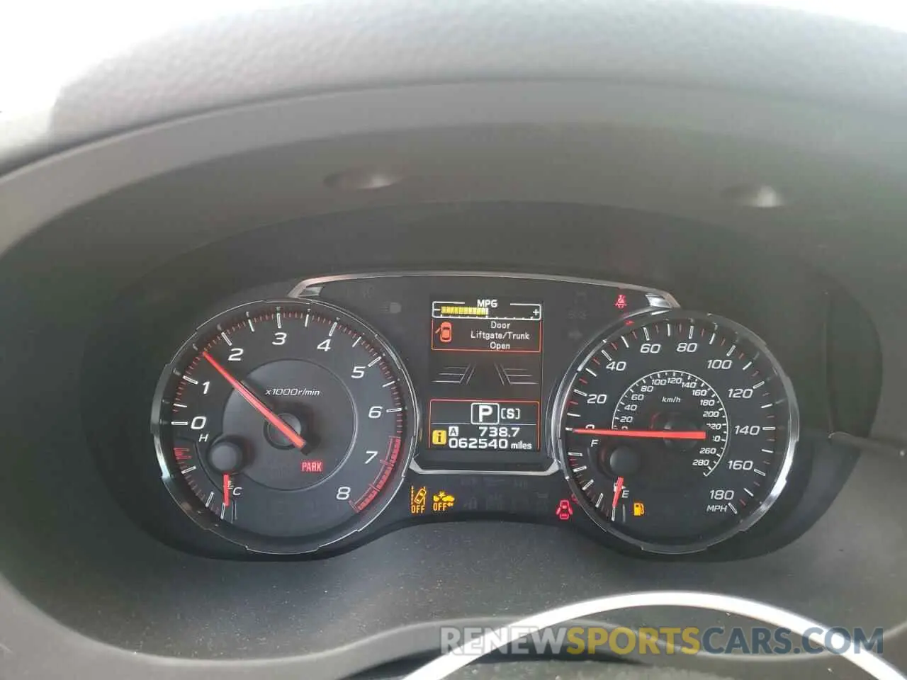 9 fotografías del automóvil dañado JF1VA1F69K8821211 SUBARU WRX 2019
